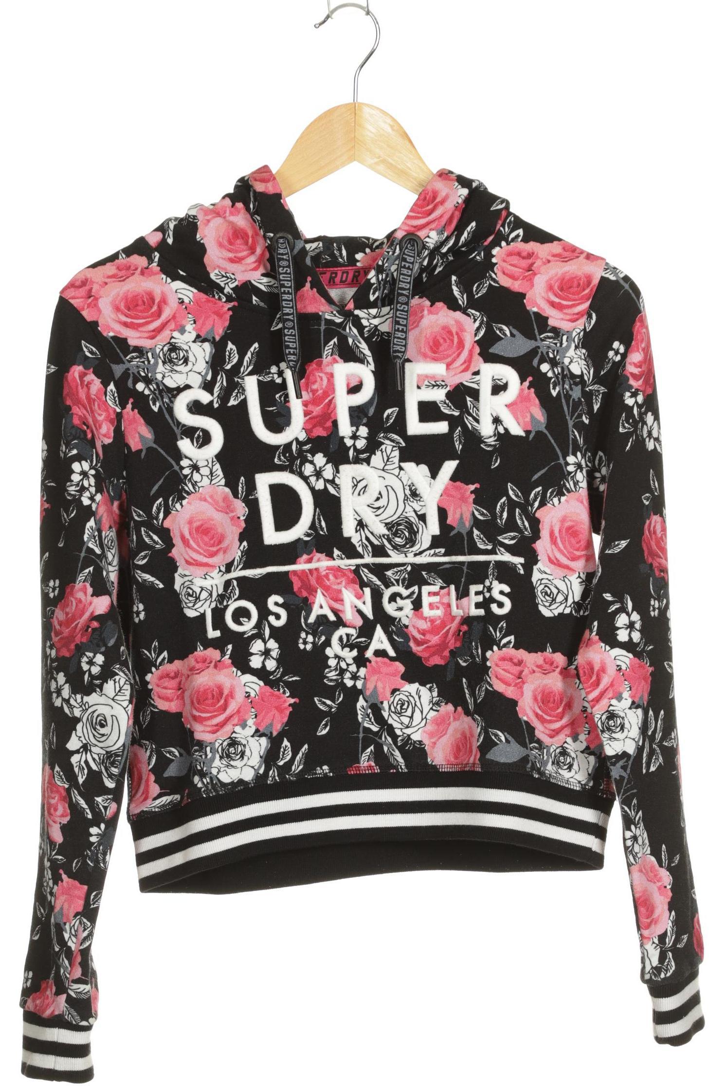 

Superdry Damen Kapuzenpullover, schwarz, Gr. 10