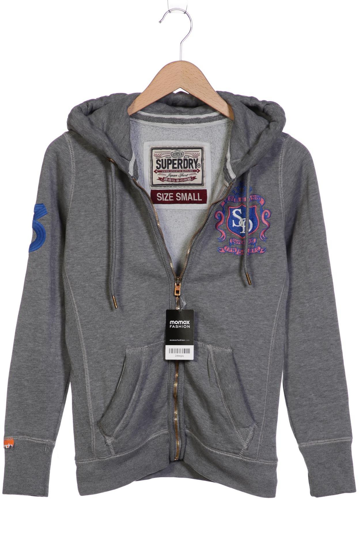 

Superdry Damen Kapuzenpullover, grau, Gr. 36