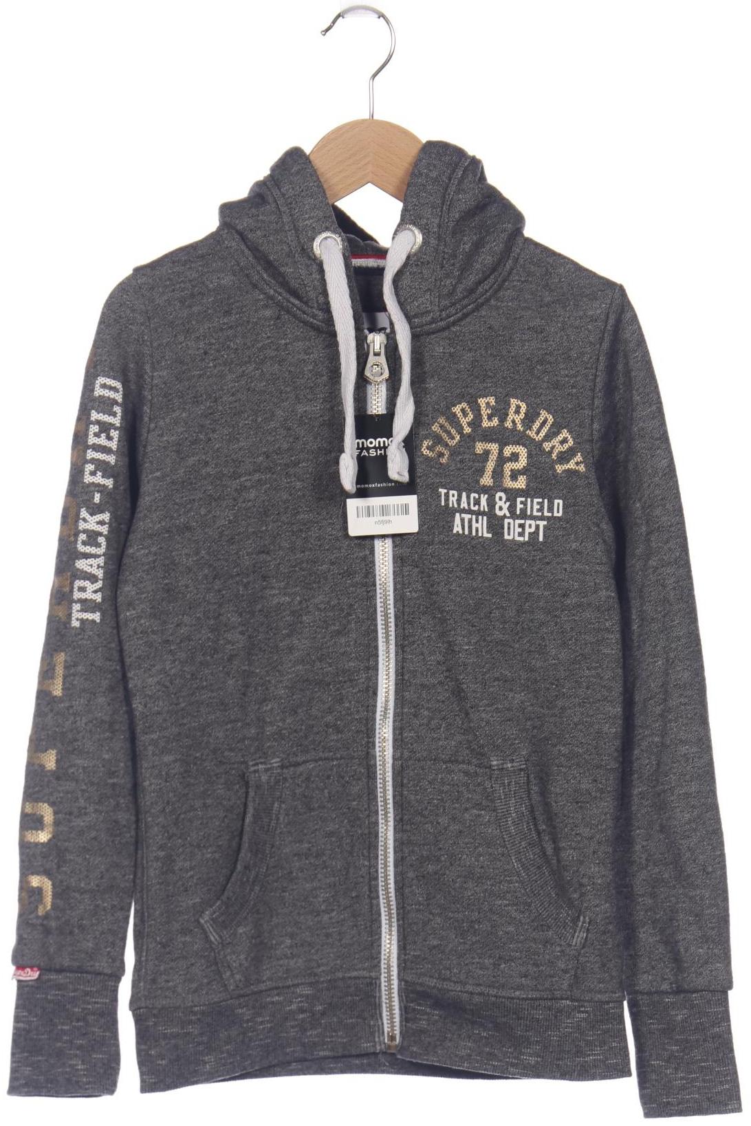 

Superdry Damen Kapuzenpullover, grau, Gr. 36