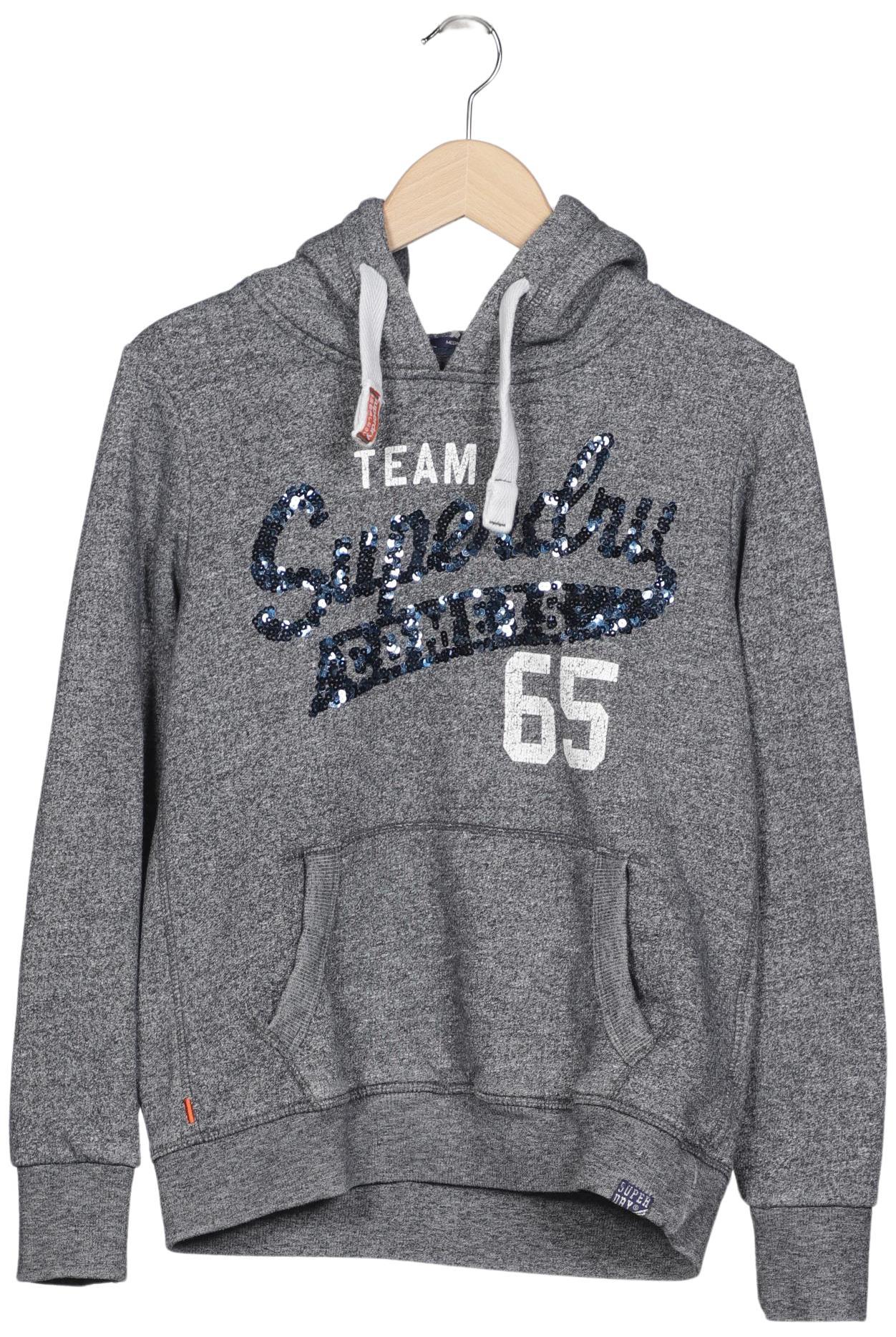 

Superdry Damen Kapuzenpullover, grau, Gr. 38