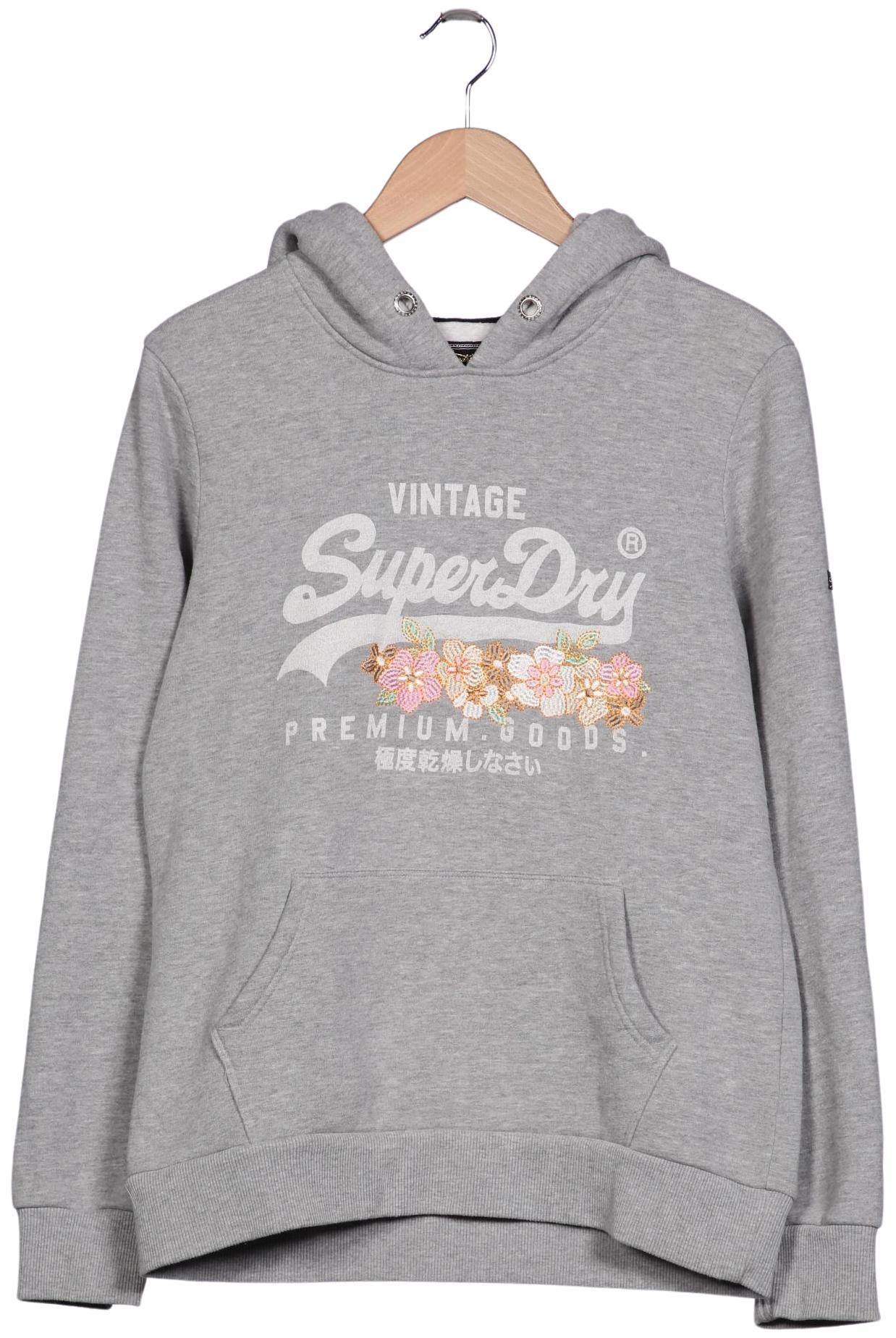

Superdry Damen Kapuzenpullover, grau, Gr. 38