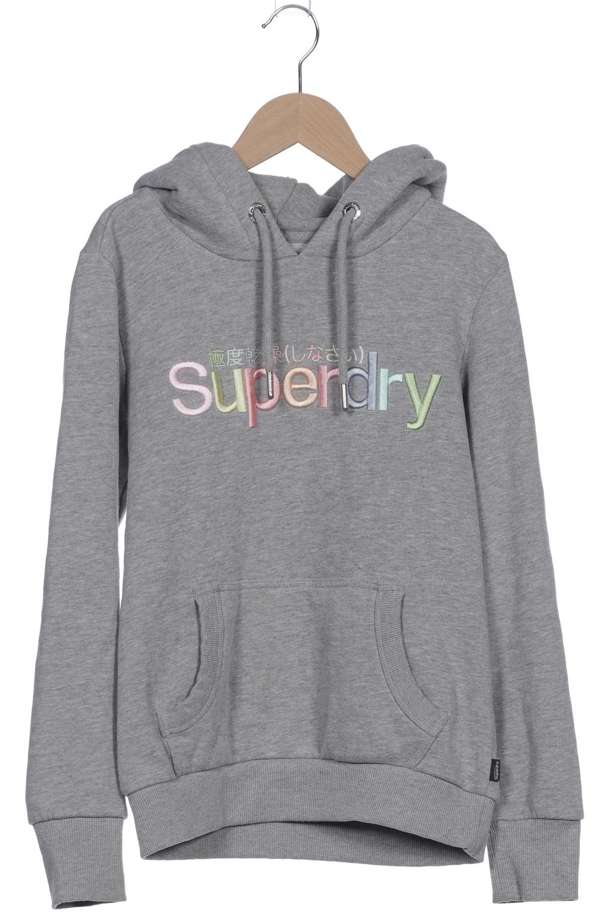 

Superdry Damen Kapuzenpullover, grau, Gr. 38