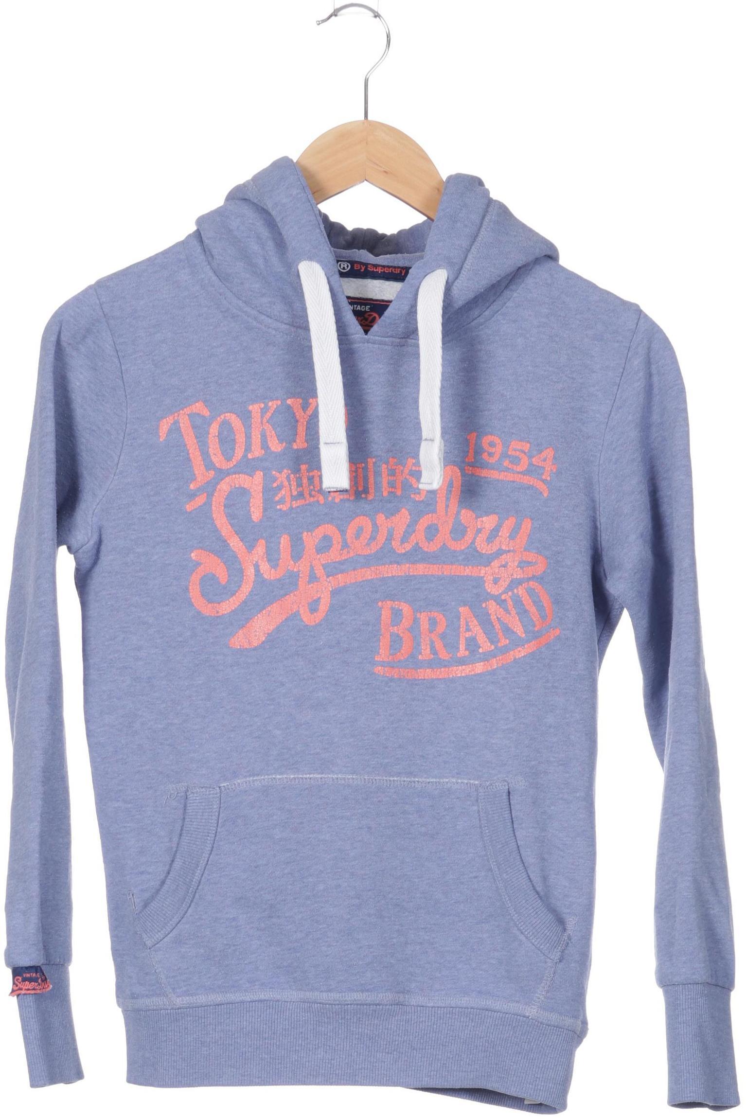 

Superdry Damen Kapuzenpullover, lila, Gr.