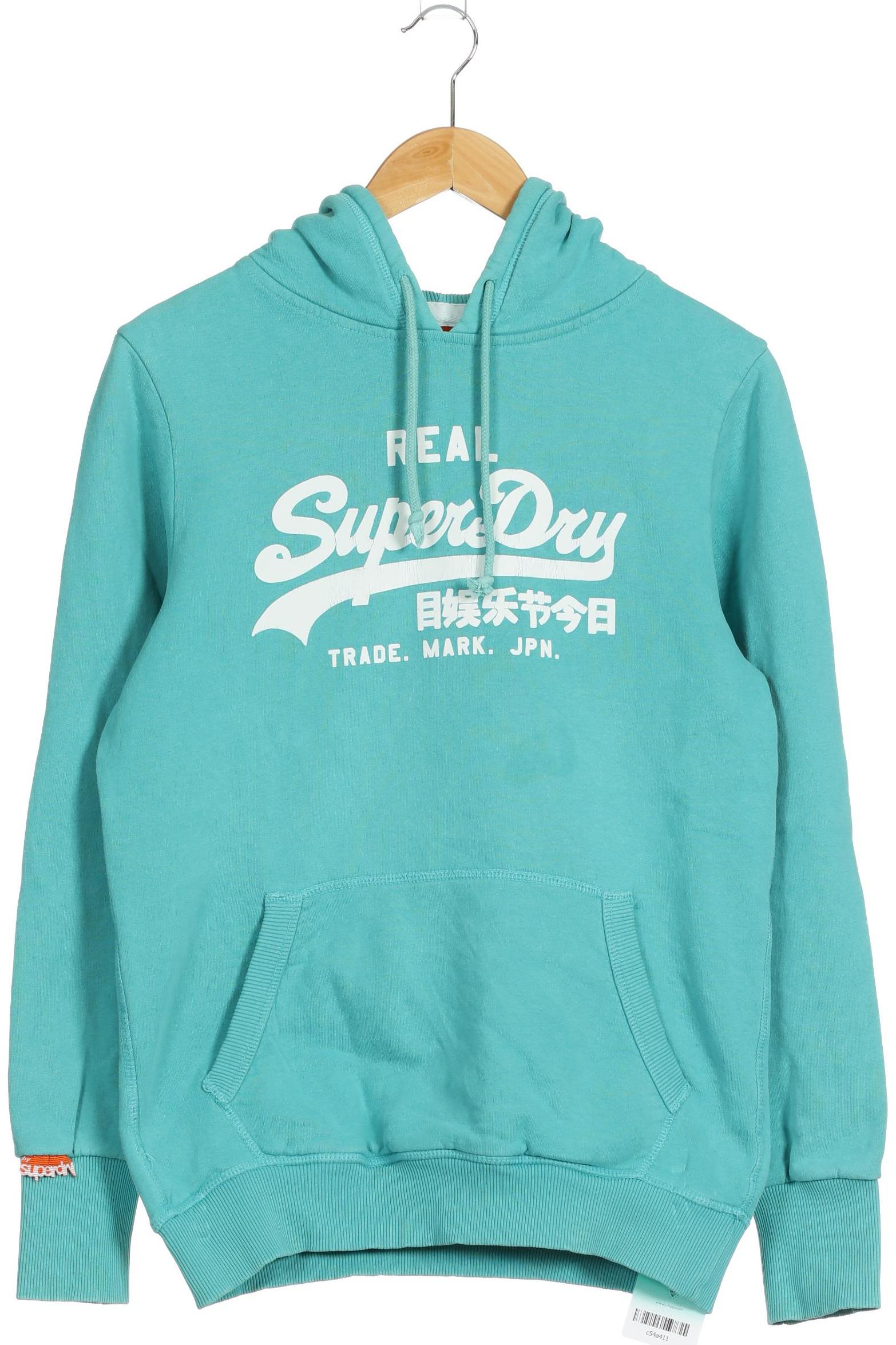 

Superdry Damen Kapuzenpullover, türkis, Gr. 42