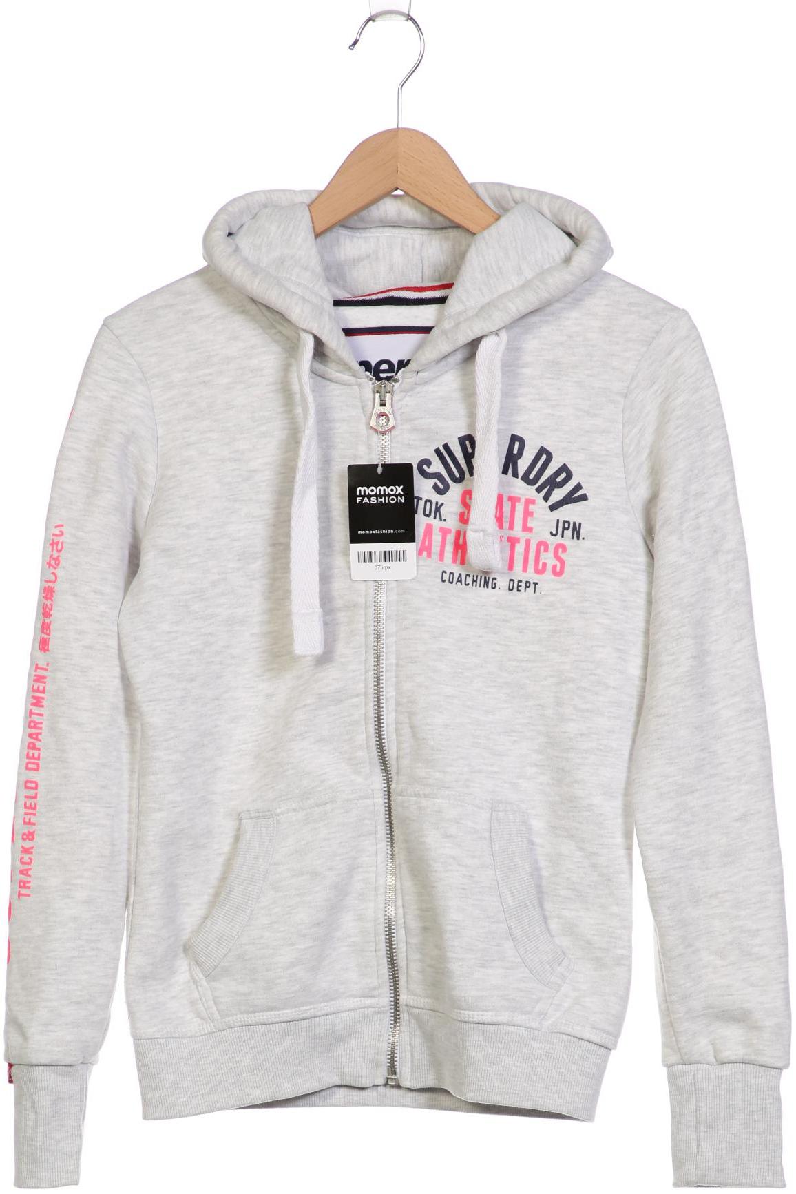 

Superdry Damen Kapuzenpullover, grau, Gr. 36