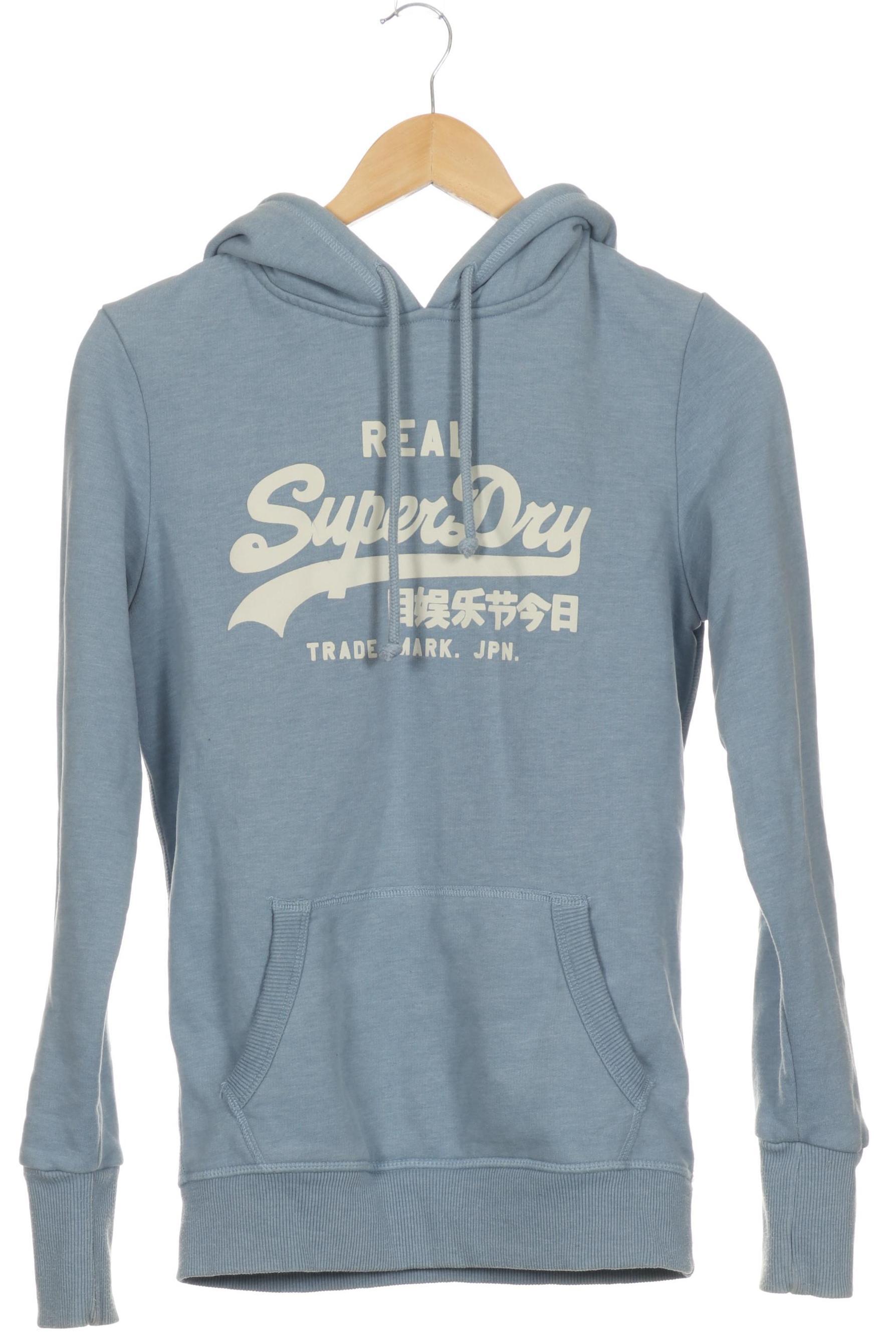 

Superdry Damen Kapuzenpullover, blau, Gr. 36