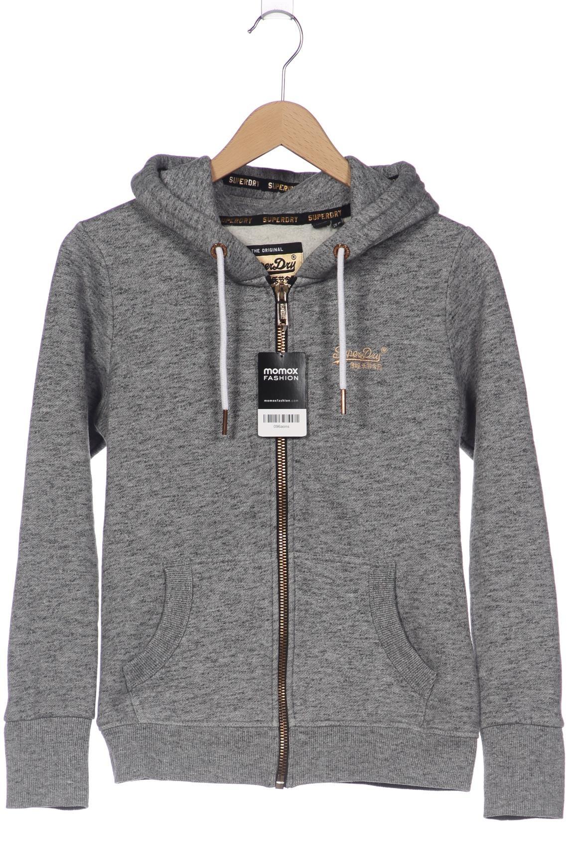 

Superdry Damen Kapuzenpullover, grau, Gr. 38