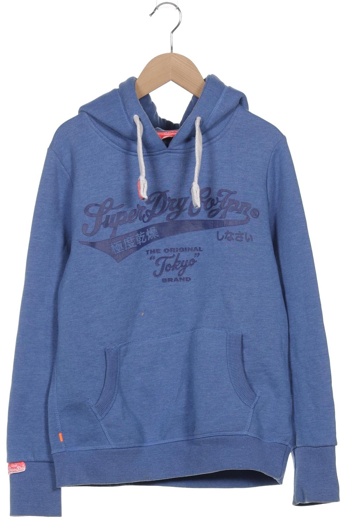 

Superdry Damen Kapuzenpullover, blau, Gr. 42