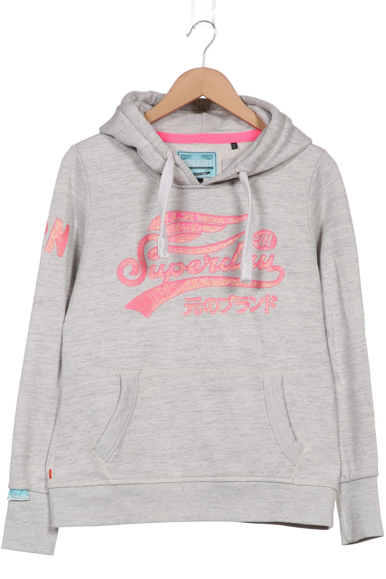 

Superdry Damen Kapuzenpullover, grau, Gr. 42