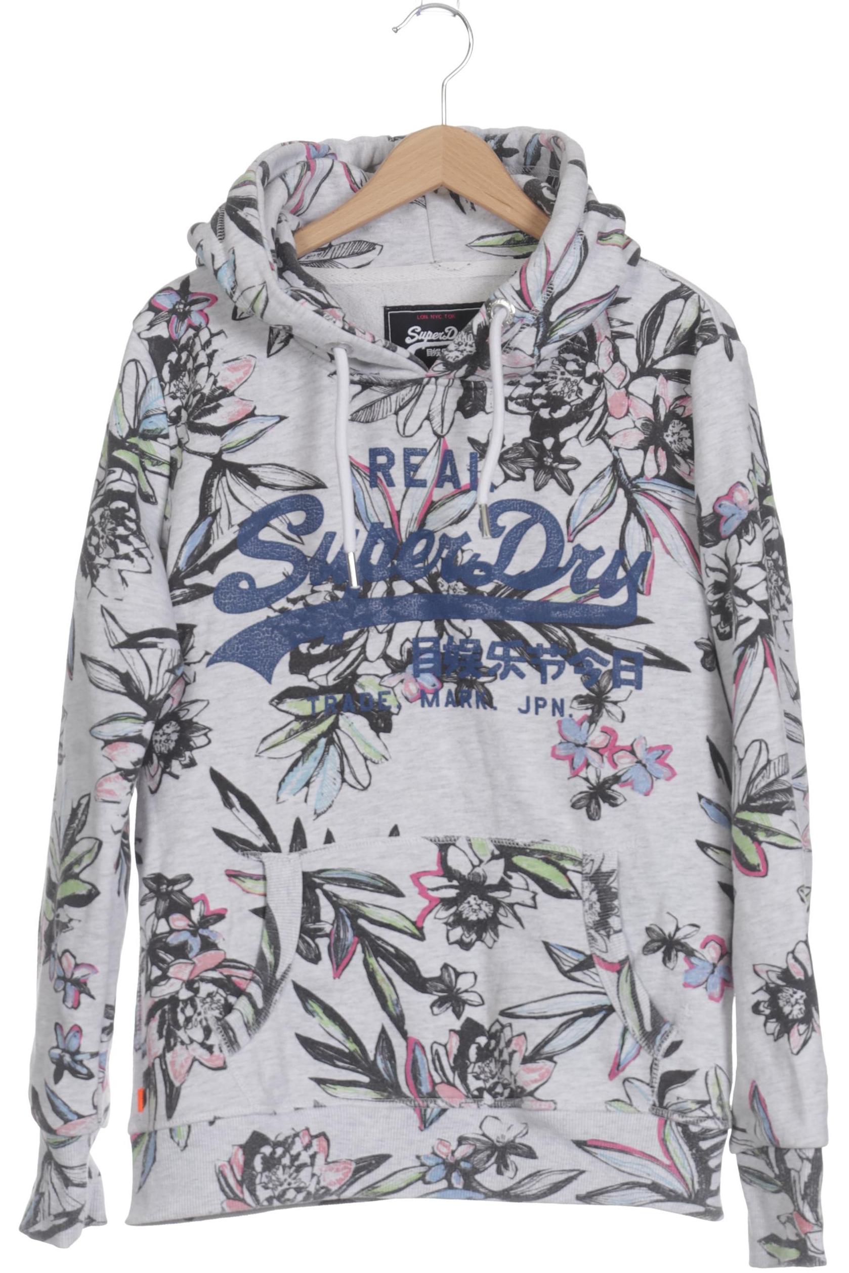 

Superdry Damen Kapuzenpullover, grau, Gr. 40