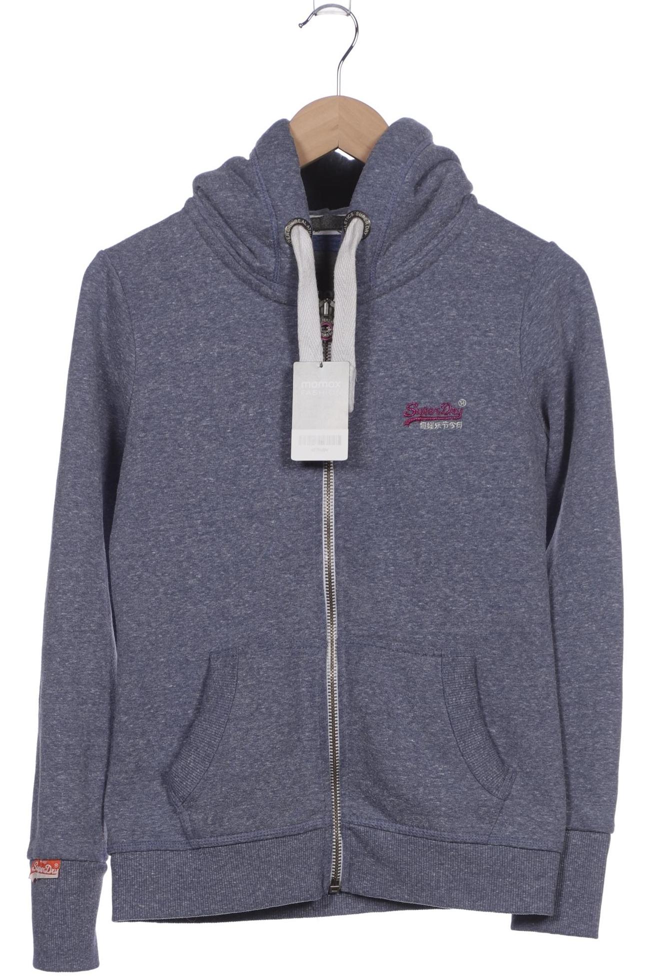 

Superdry Damen Kapuzenpullover, blau, Gr. 36
