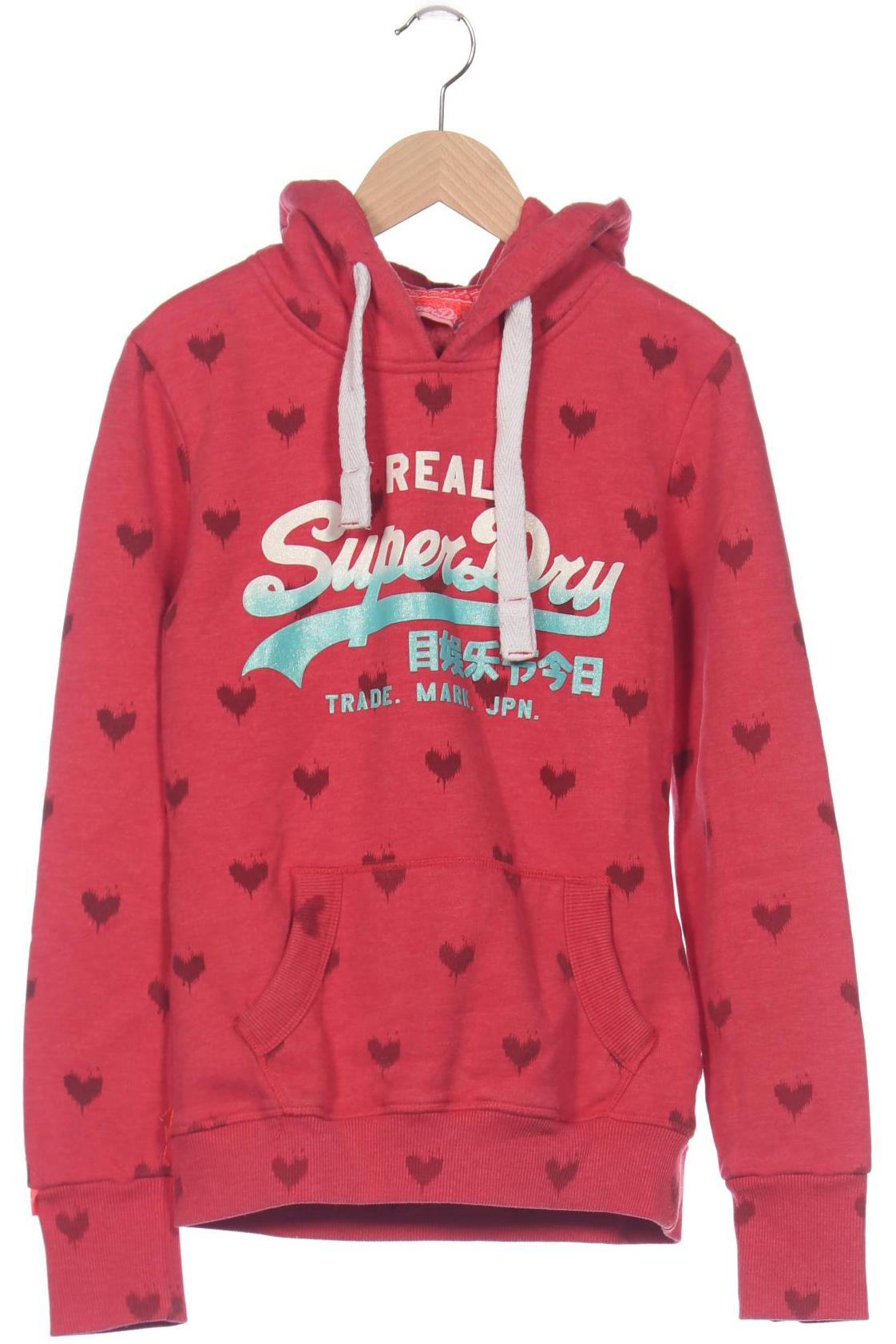 

Superdry Damen Kapuzenpullover, pink, Gr. 34