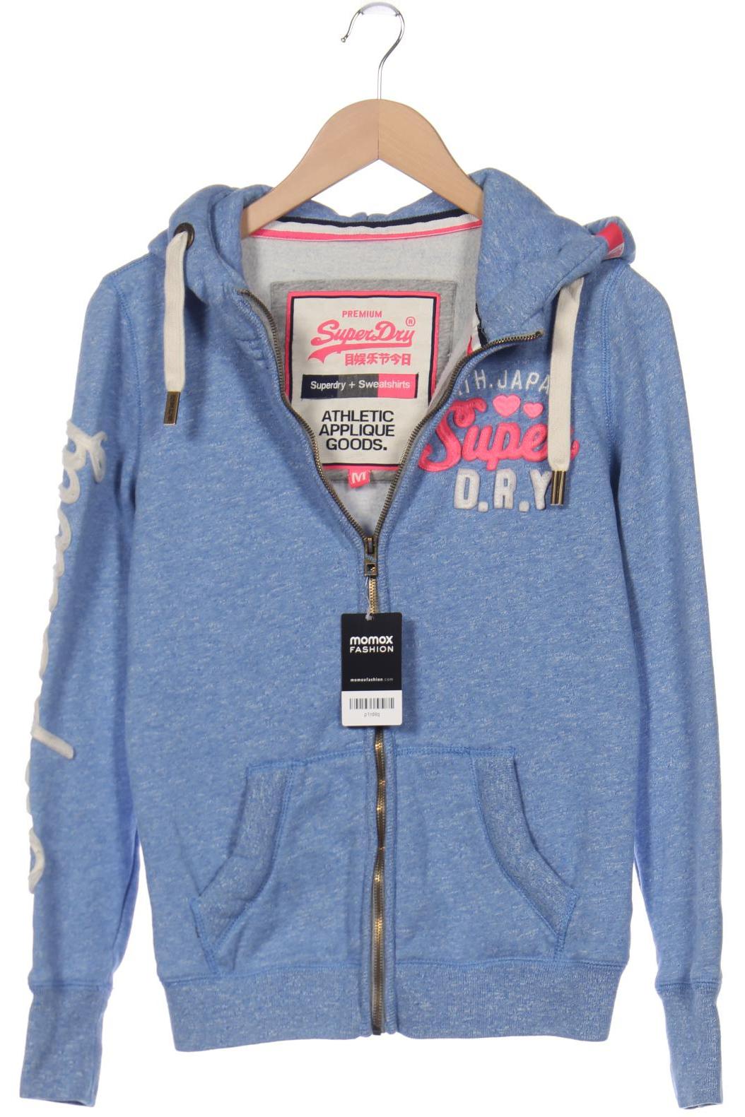 

Superdry Damen Kapuzenpullover, blau, Gr. 38