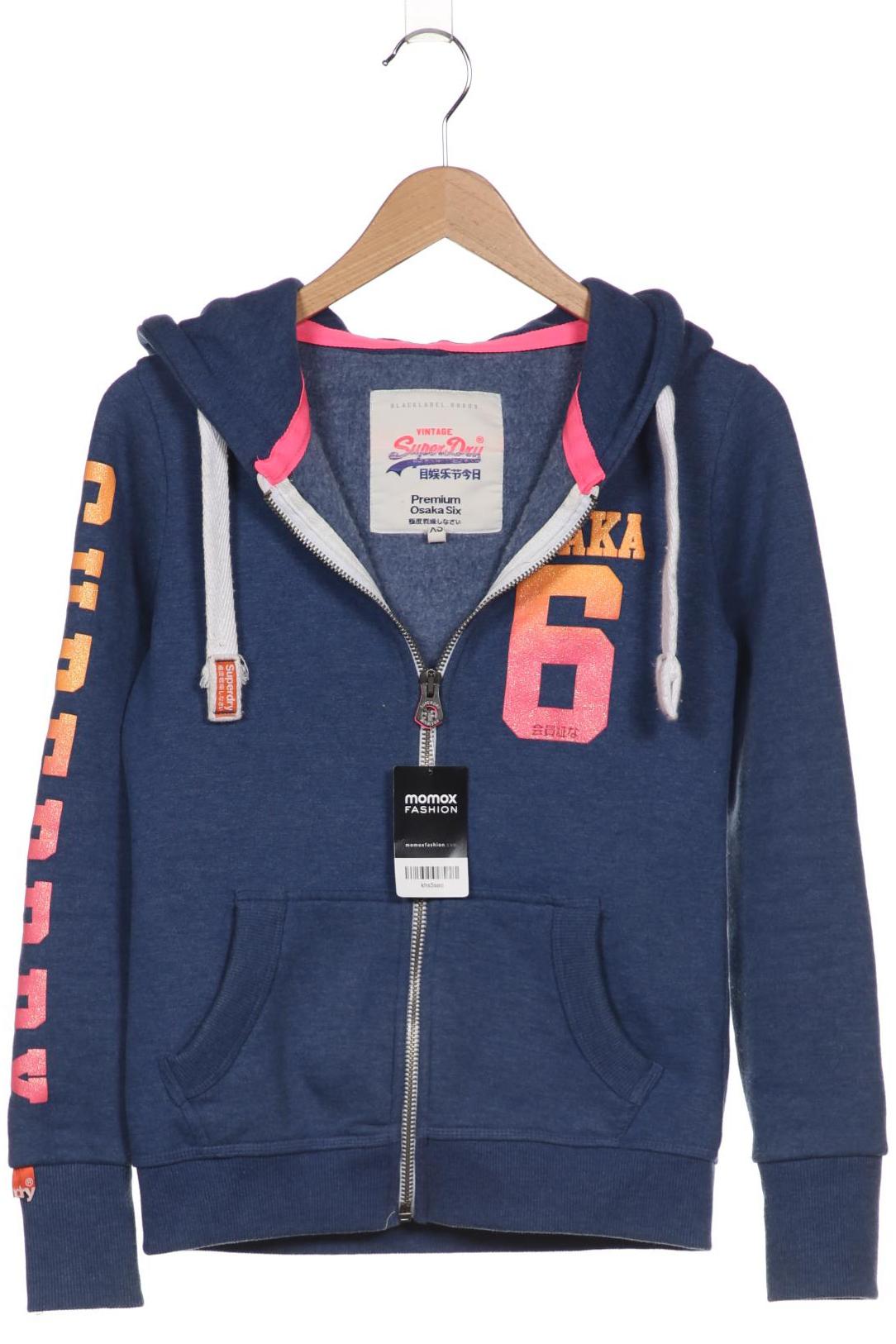 

Superdry Damen Kapuzenpullover, blau