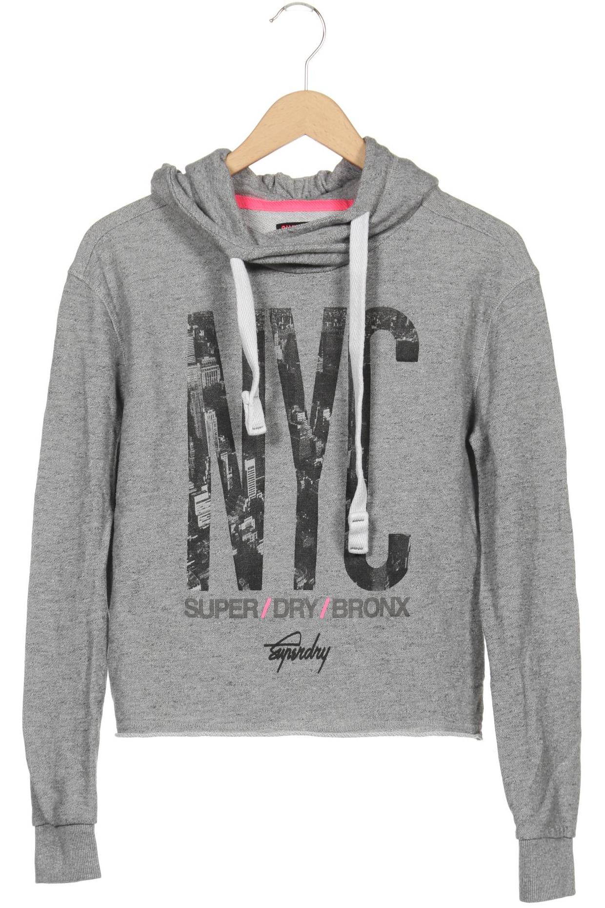 

Superdry Damen Kapuzenpullover, grau