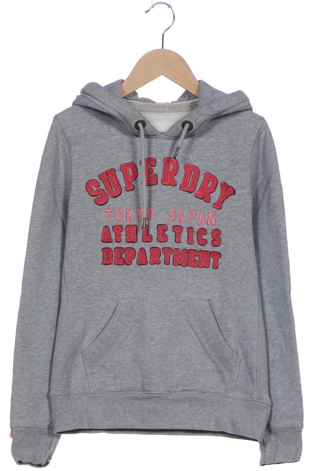 

Superdry Damen Kapuzenpullover, grau, Gr. 38