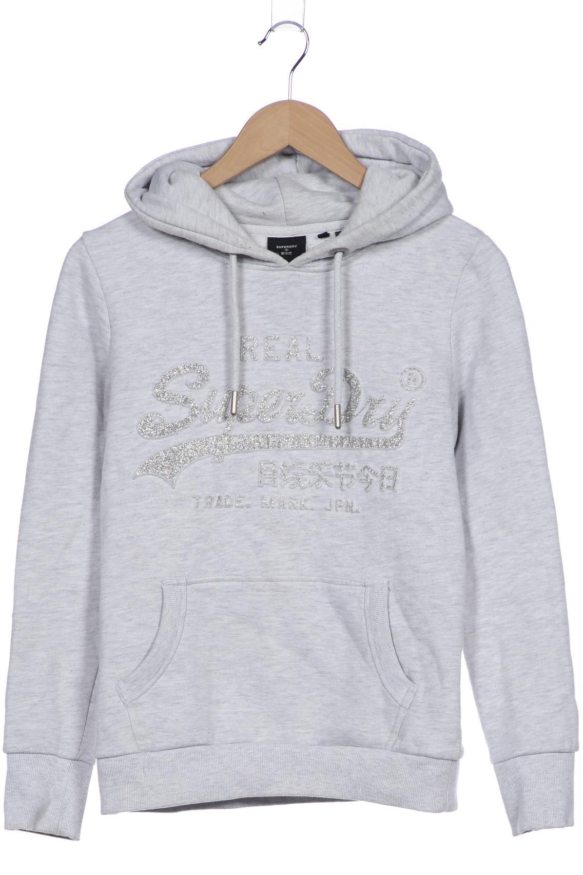 

Superdry Damen Kapuzenpullover, grau, Gr. 38