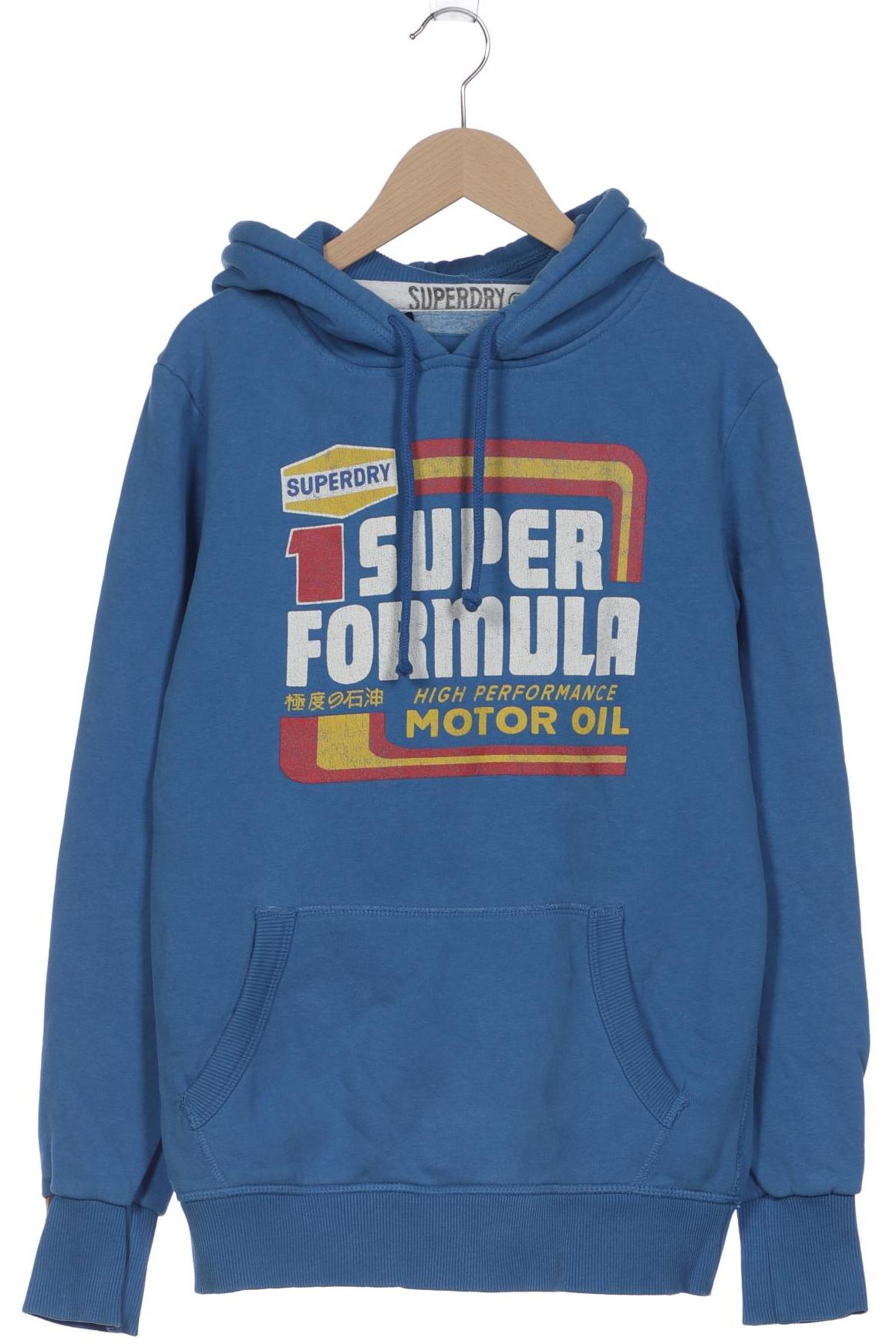

Superdry Damen Kapuzenpullover, blau, Gr. 42
