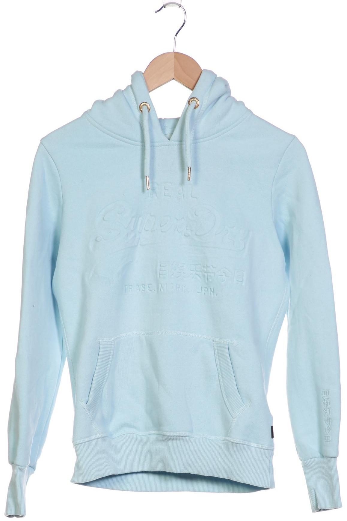 

Superdry Damen Kapuzenpullover, hellblau, Gr. 38