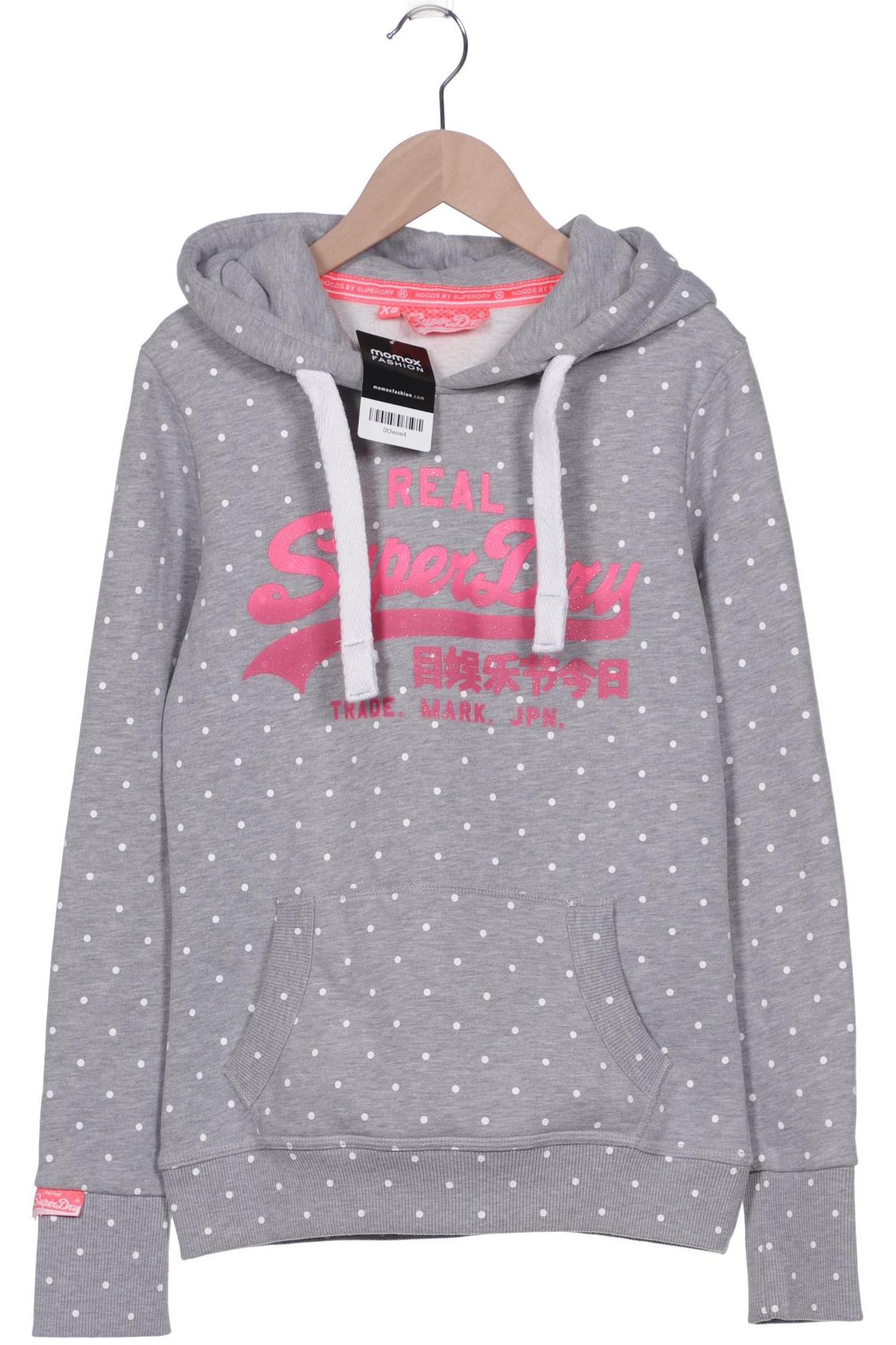 

Superdry Damen Kapuzenpullover, grau