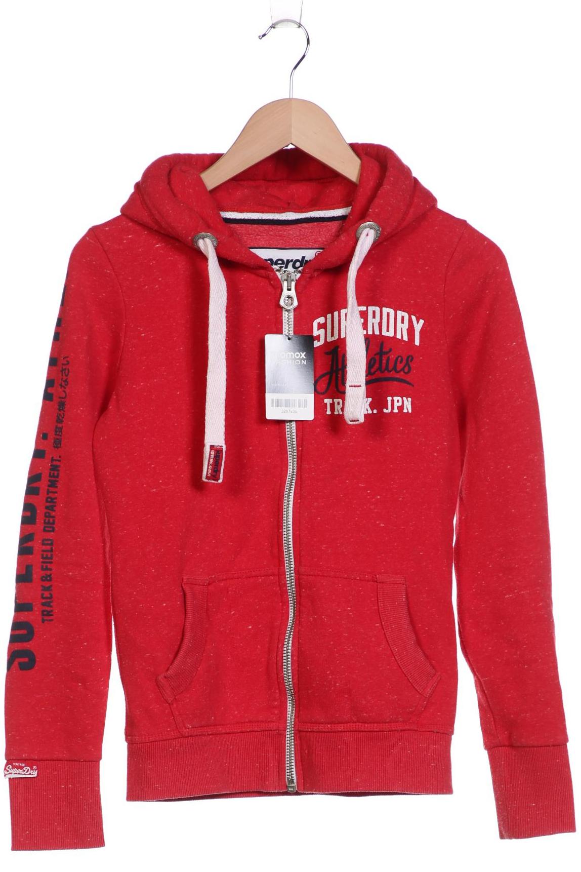 

Superdry Damen Kapuzenpullover, rot, Gr. 34