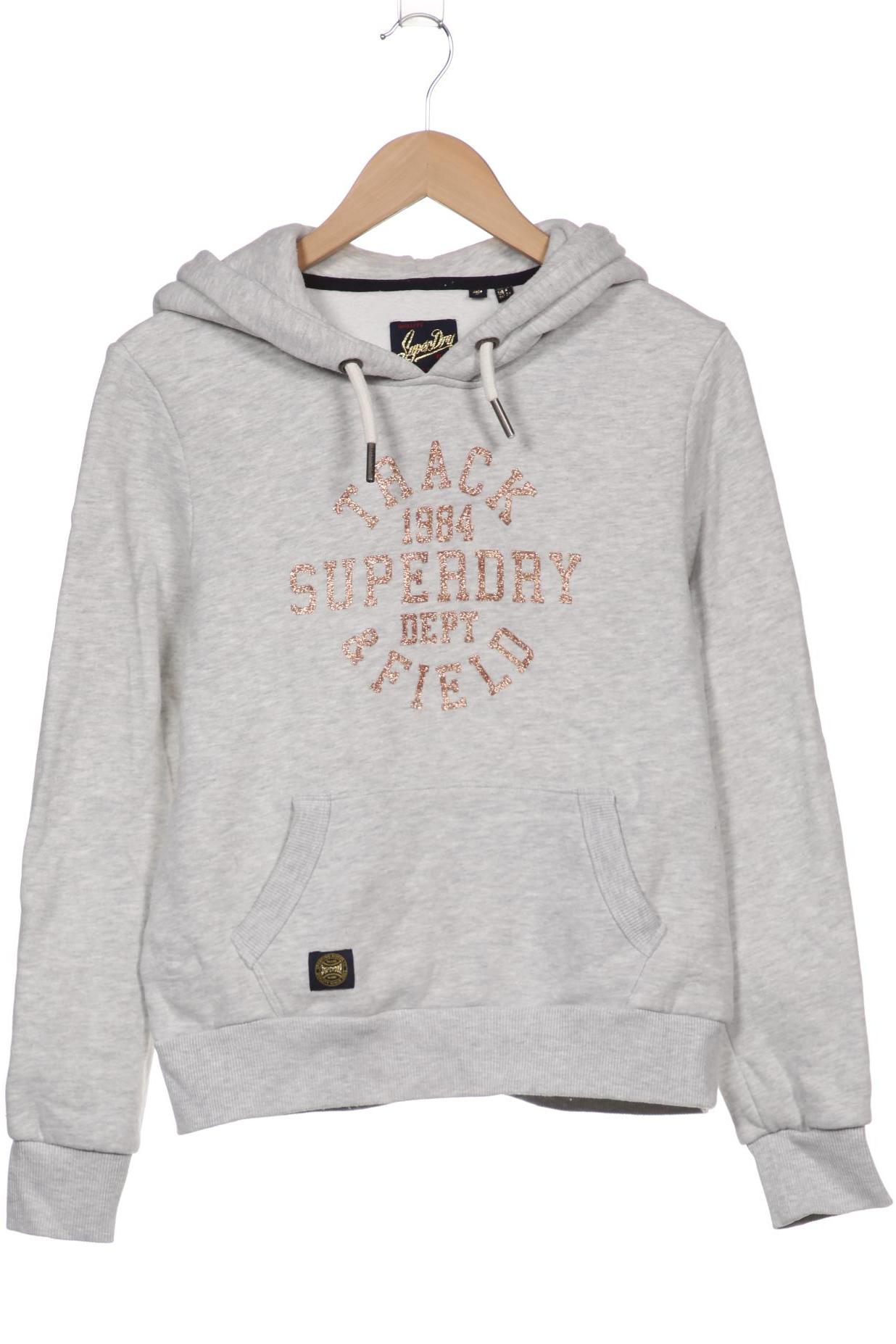 

Superdry Damen Kapuzenpullover, grau, Gr. 38