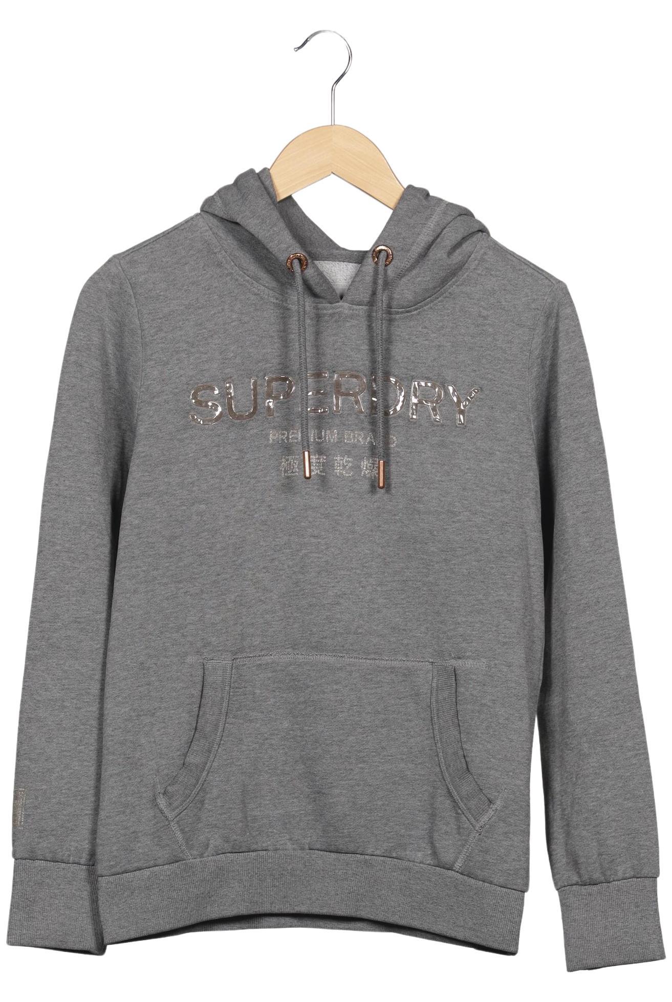 

Superdry Damen Kapuzenpullover, grau, Gr. 40