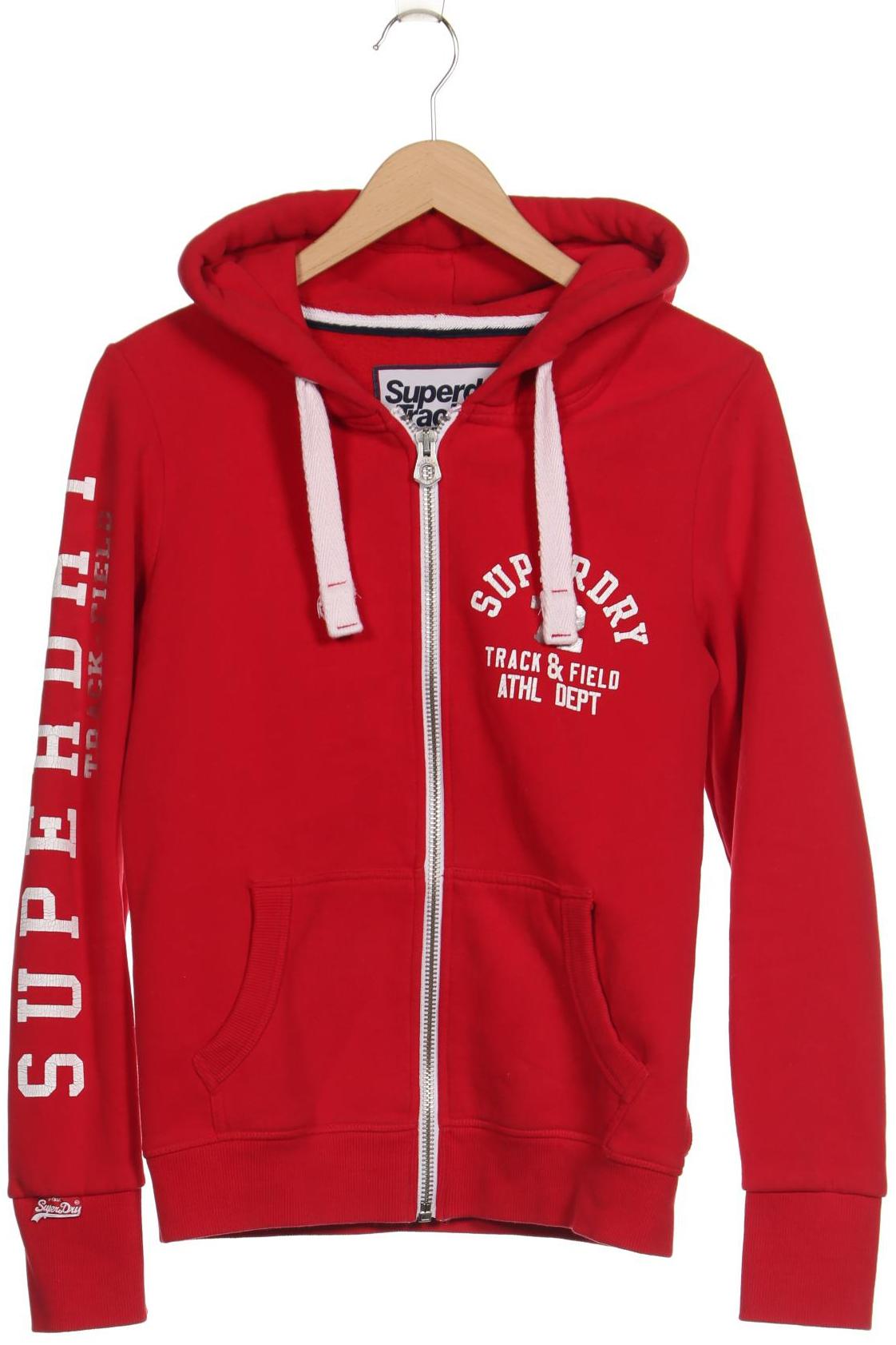 

Superdry Damen Kapuzenpullover, rot, Gr. 38