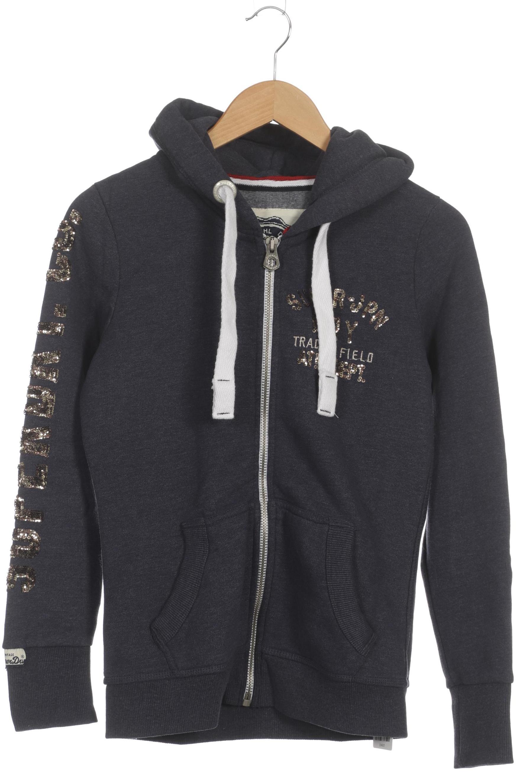 

Superdry Damen Kapuzenpullover, blau, Gr.