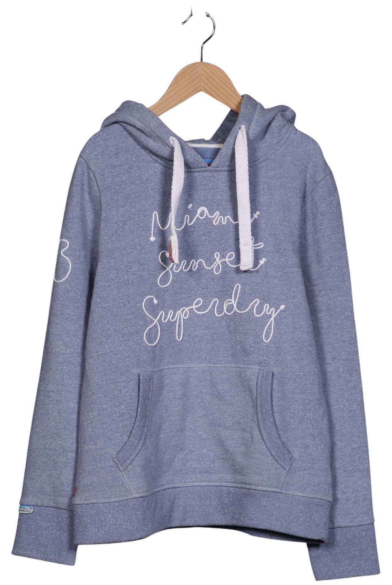 

Superdry Damen Kapuzenpullover, blau, Gr. 42