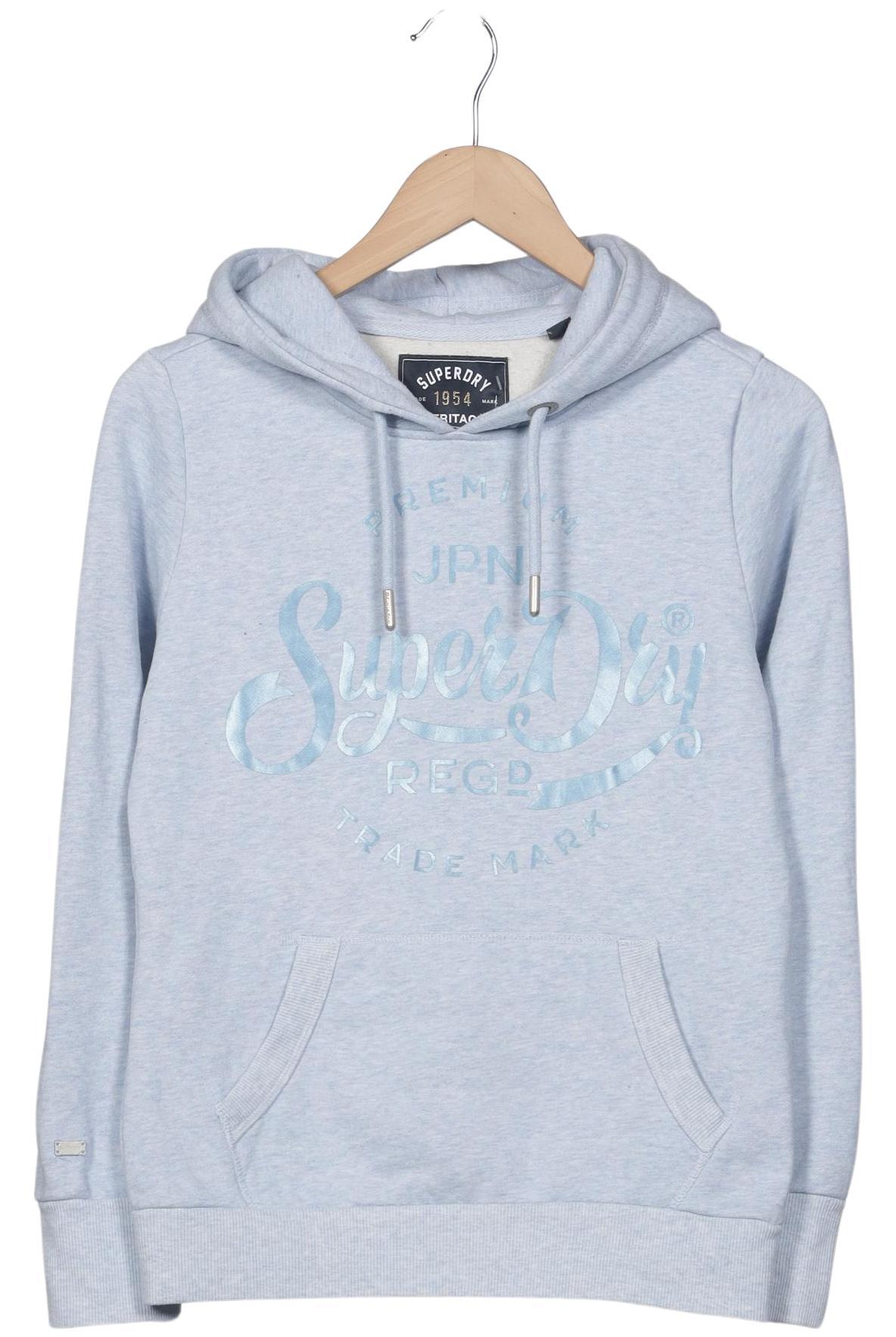 

Superdry Damen Kapuzenpullover, hellblau, Gr. 38