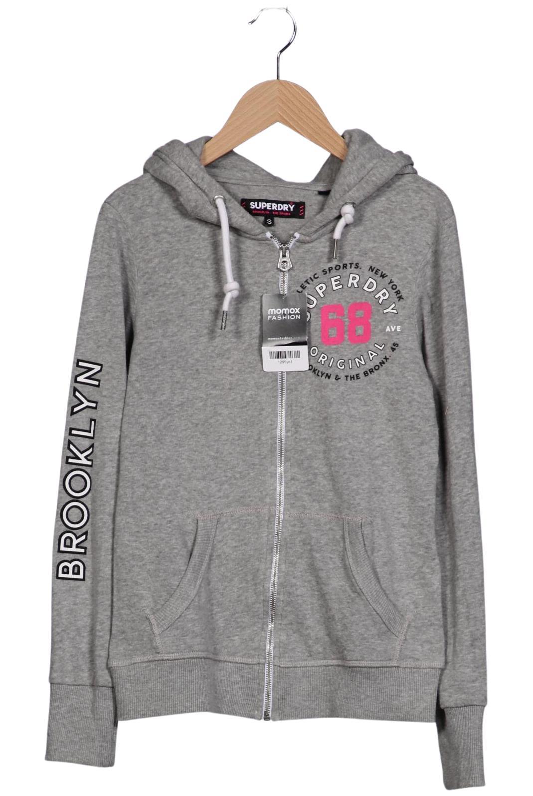

Superdry Damen Kapuzenpullover, grau, Gr. 36