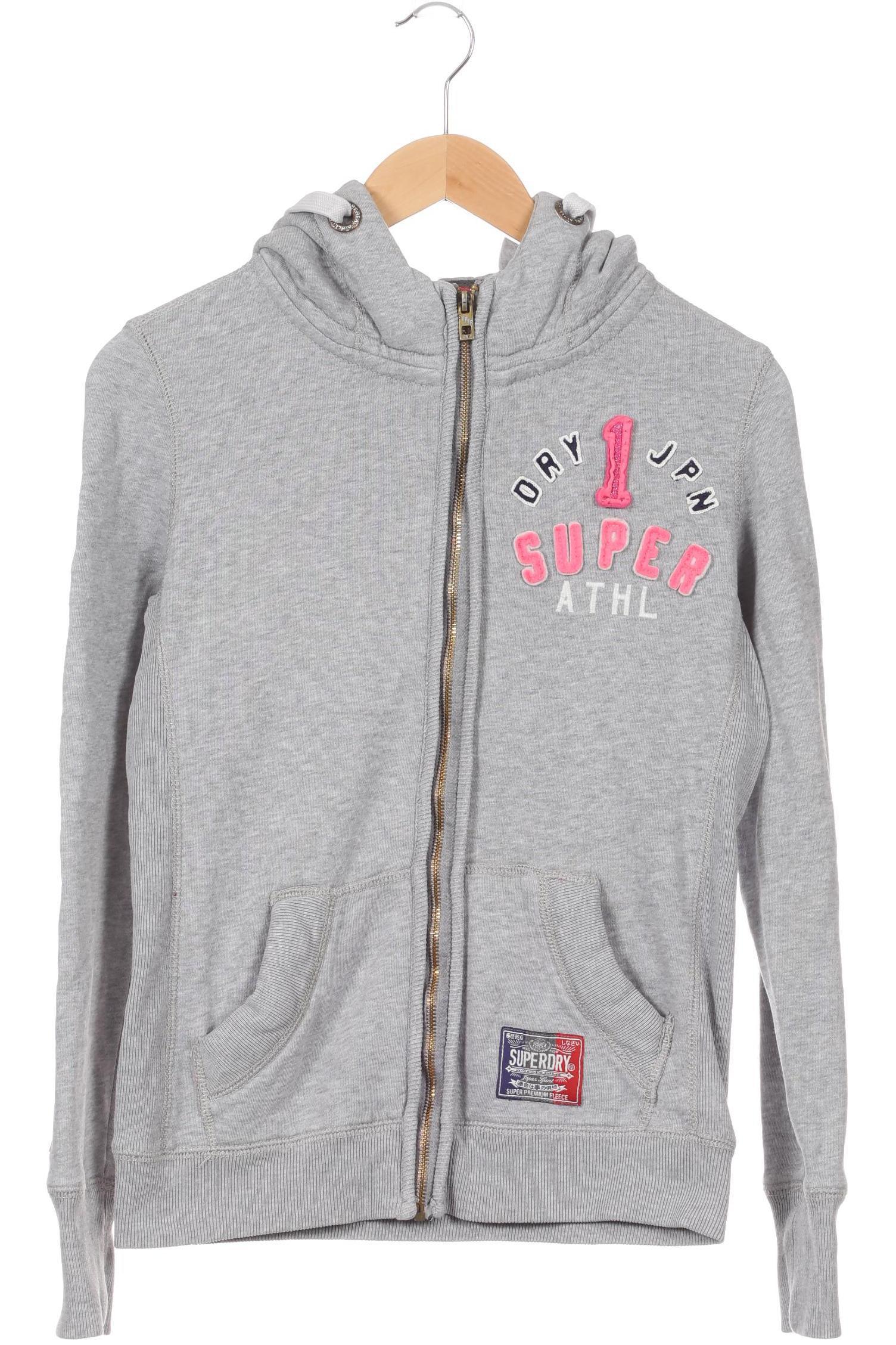 

Superdry Damen Kapuzenpullover, grau, Gr.