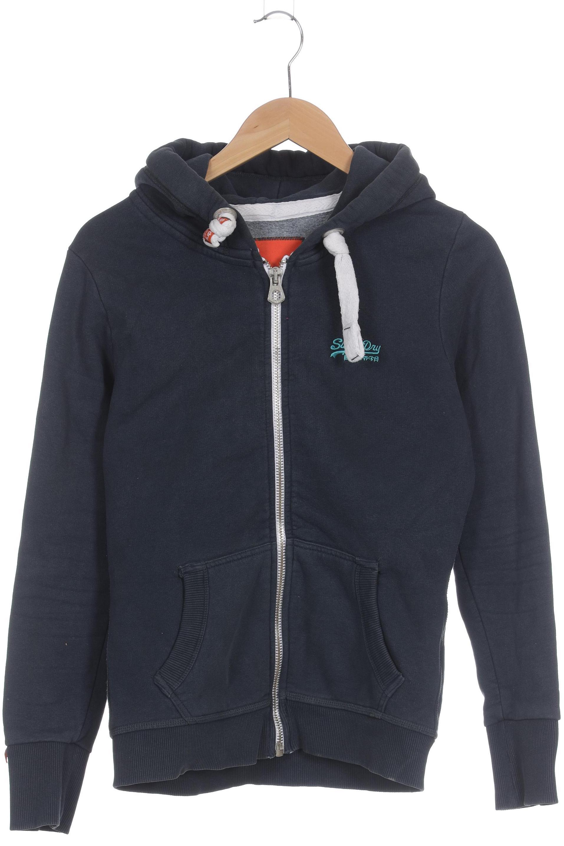 

Superdry Damen Kapuzenpullover, blau, Gr.