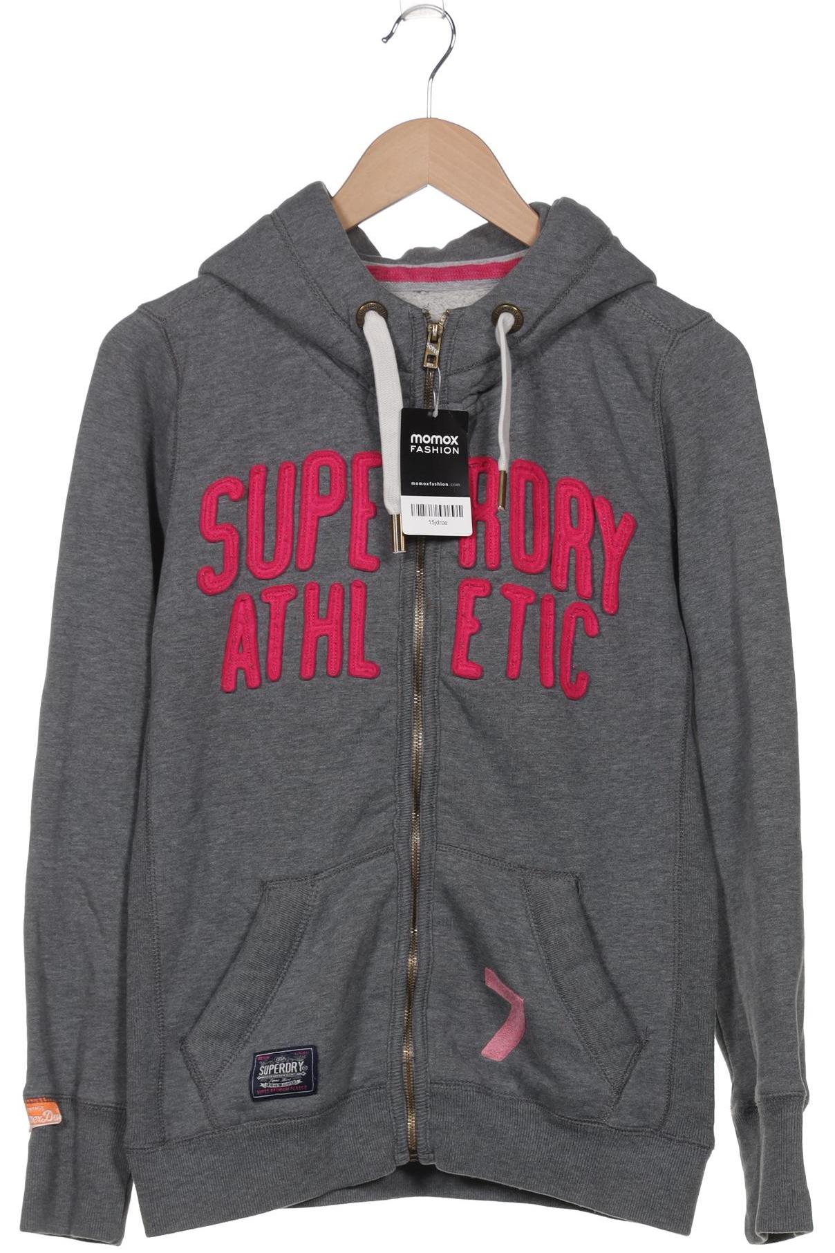 

Superdry Damen Kapuzenpullover, grau, Gr. 38