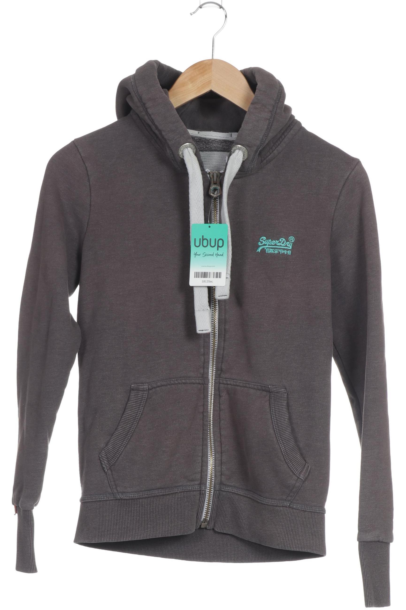

Superdry Damen Kapuzenpullover, grau, Gr.