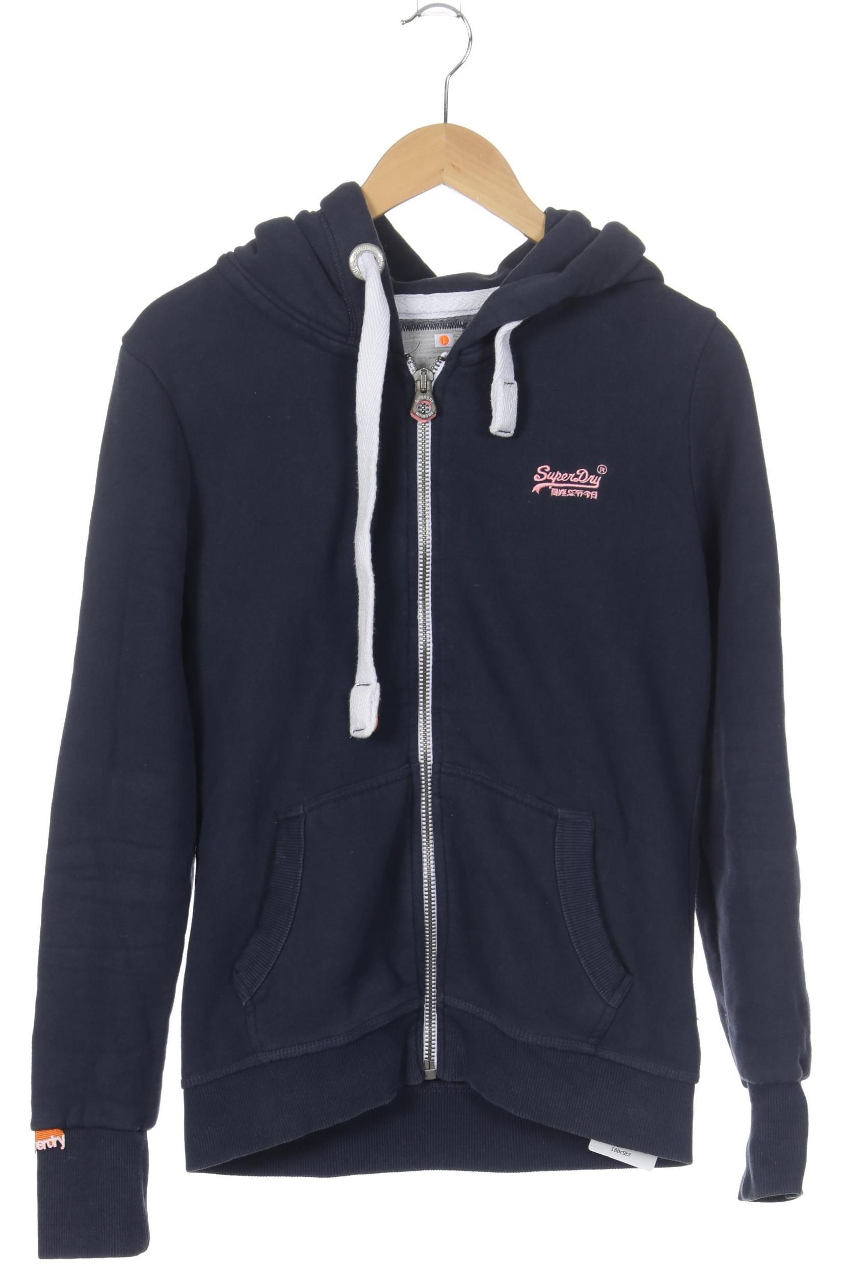 

Superdry Damen Kapuzenpullover, blau, Gr.