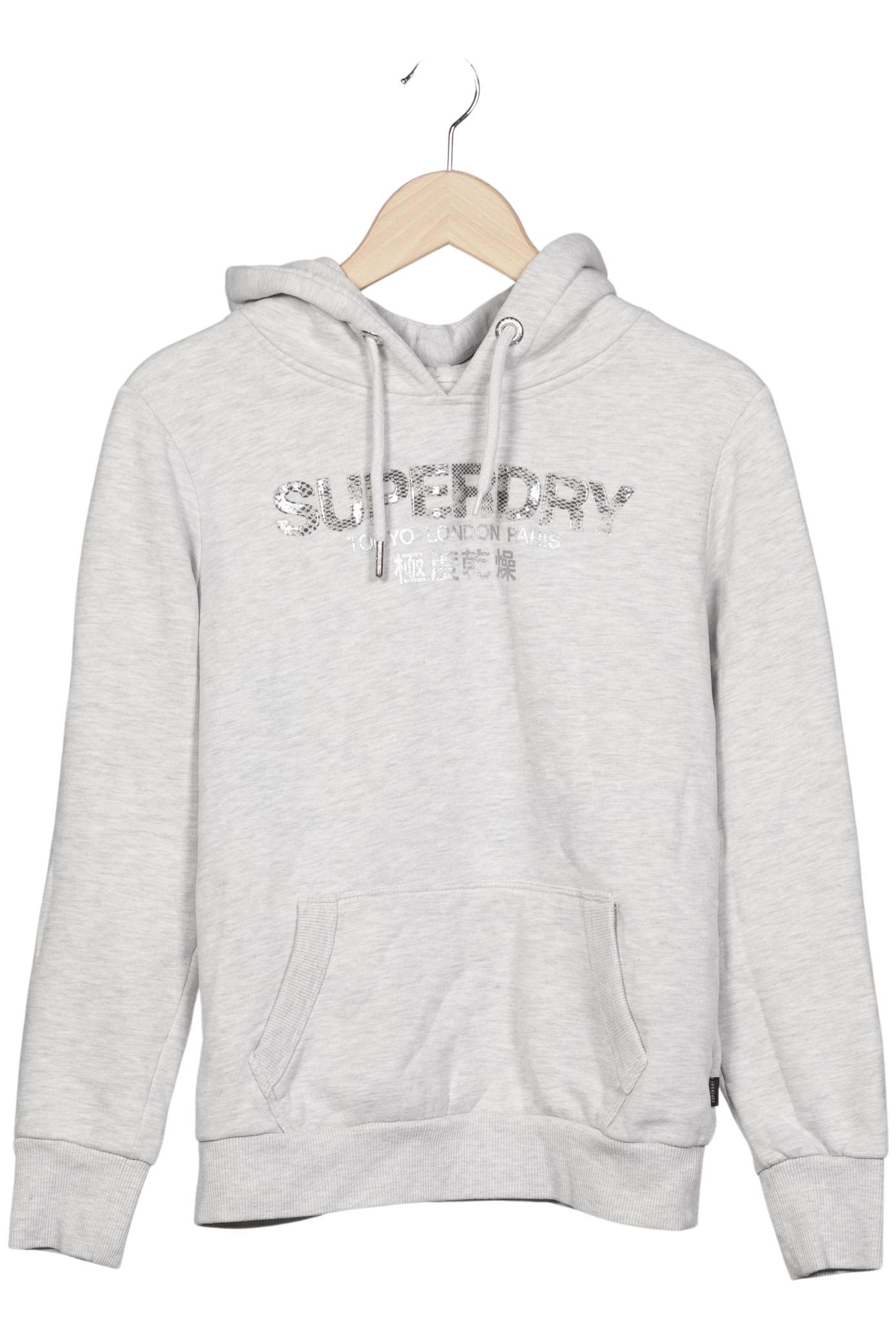 

Superdry Damen Kapuzenpullover, grau, Gr. 40