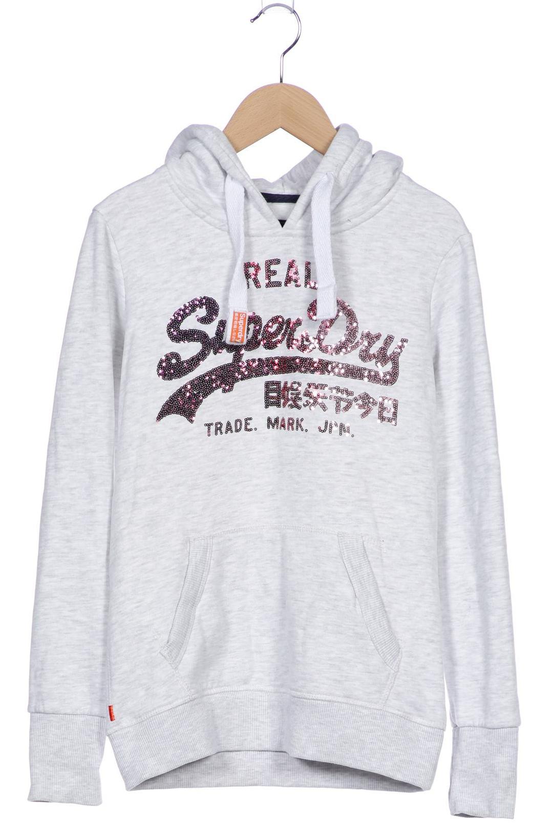 

Superdry Damen Kapuzenpullover, grau, Gr. 34