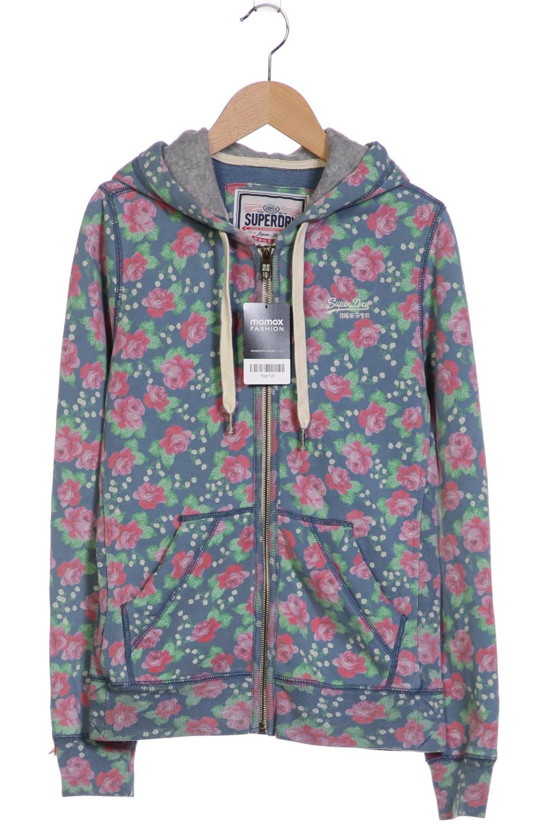 

Superdry Damen Kapuzenpullover, blau, Gr. 36
