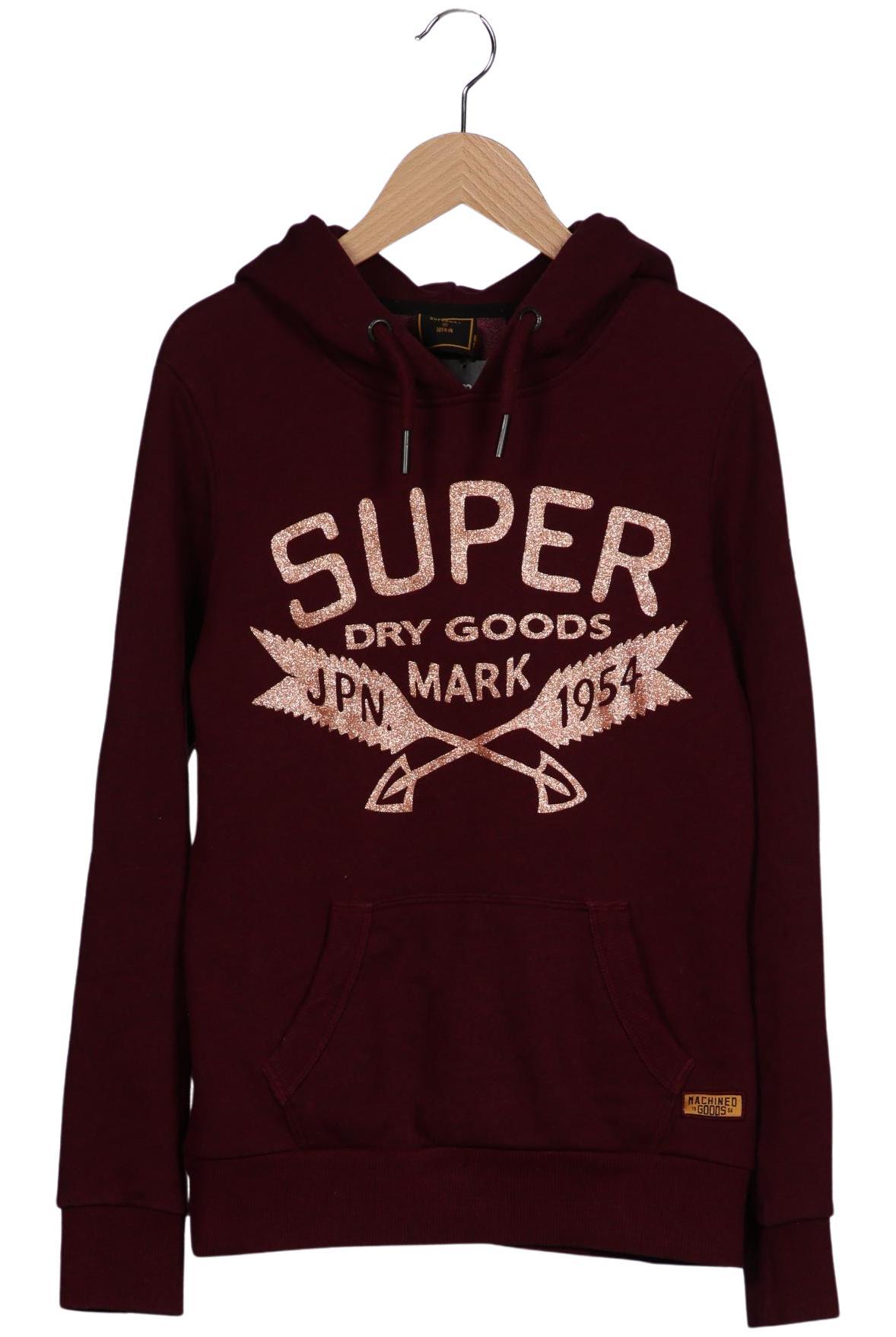 

Superdry Damen Kapuzenpullover, bordeaux, Gr. 34