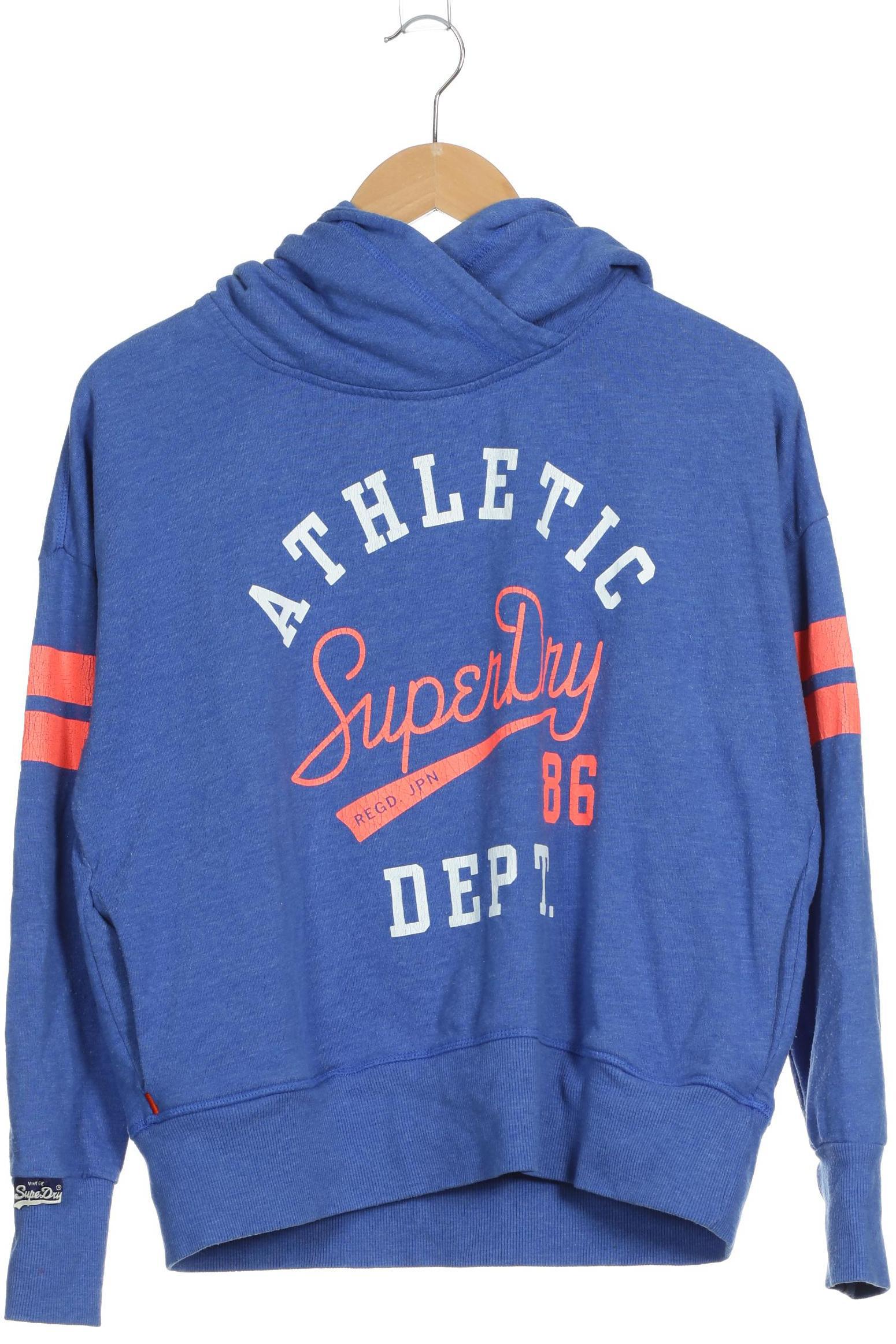

Superdry Damen Kapuzenpullover, blau, Gr.