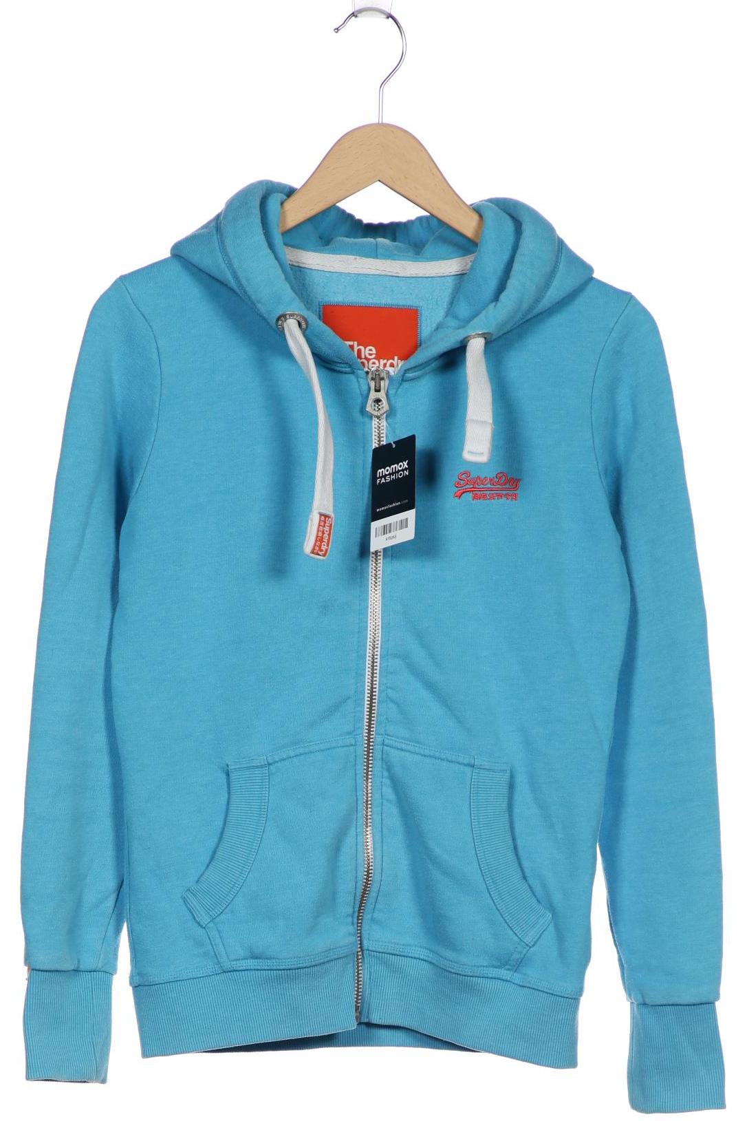 

Superdry Damen Kapuzenpullover, blau, Gr. 36