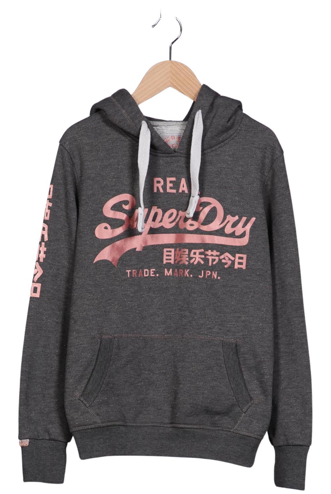 

Superdry Damen Kapuzenpullover, grau, Gr. 38