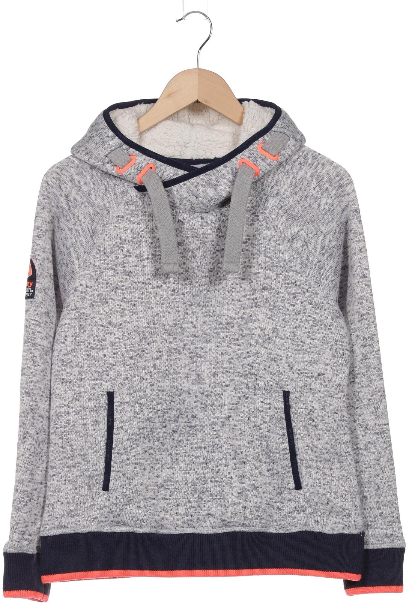 

Superdry Damen Kapuzenpullover, blau, Gr. 42