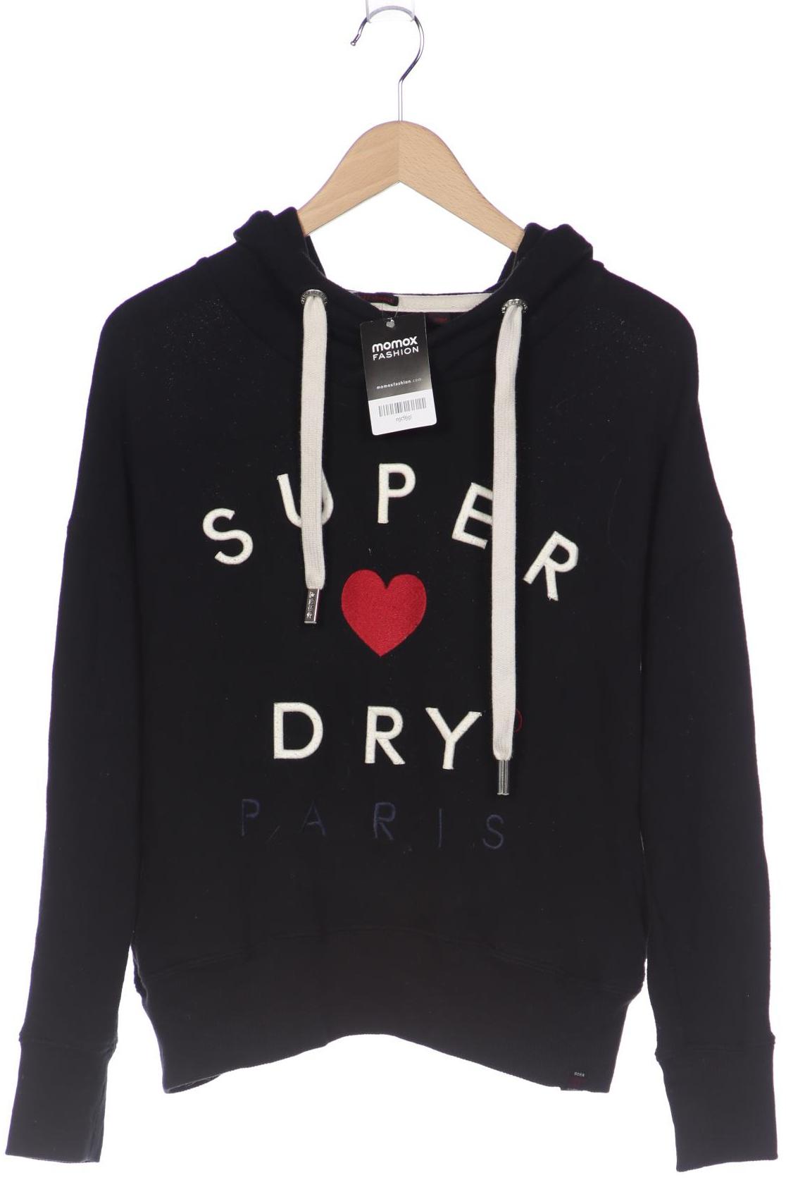 

Superdry Damen Kapuzenpullover, schwarz, Gr. 34