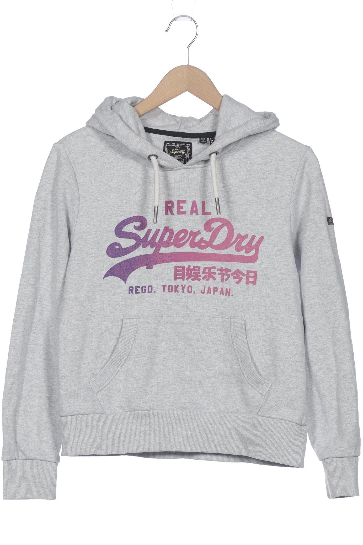

Superdry Damen Kapuzenpullover, grau, Gr. 38