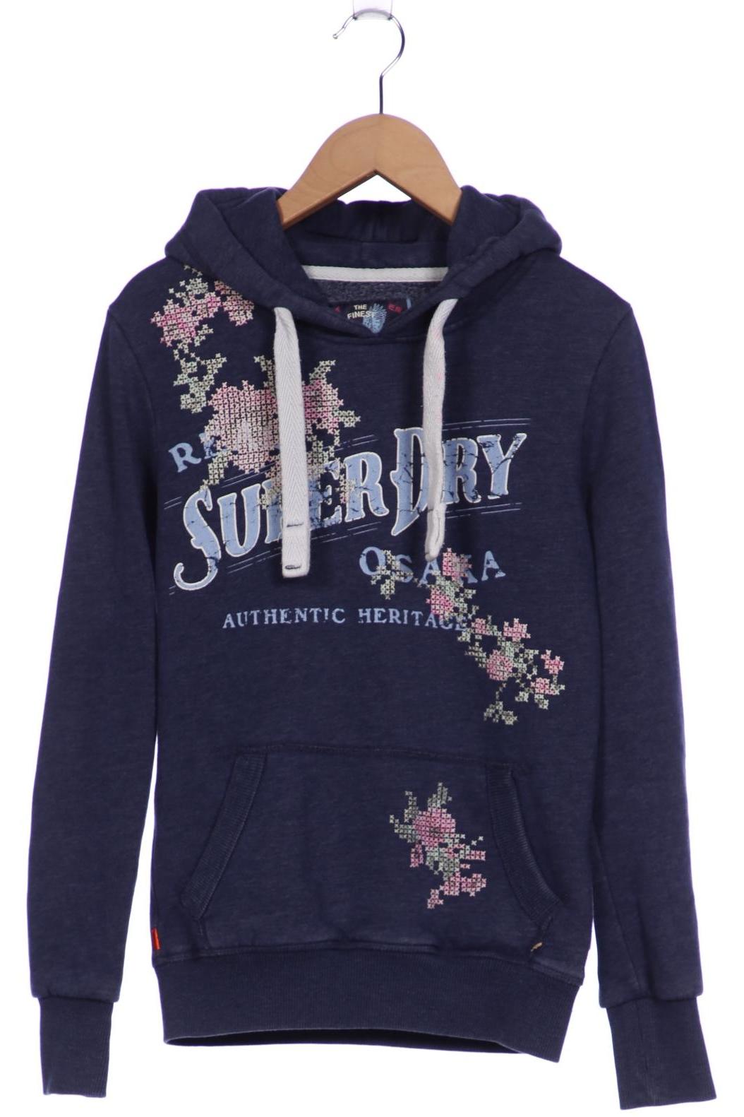 

Superdry Damen Kapuzenpullover, marineblau, Gr. 34