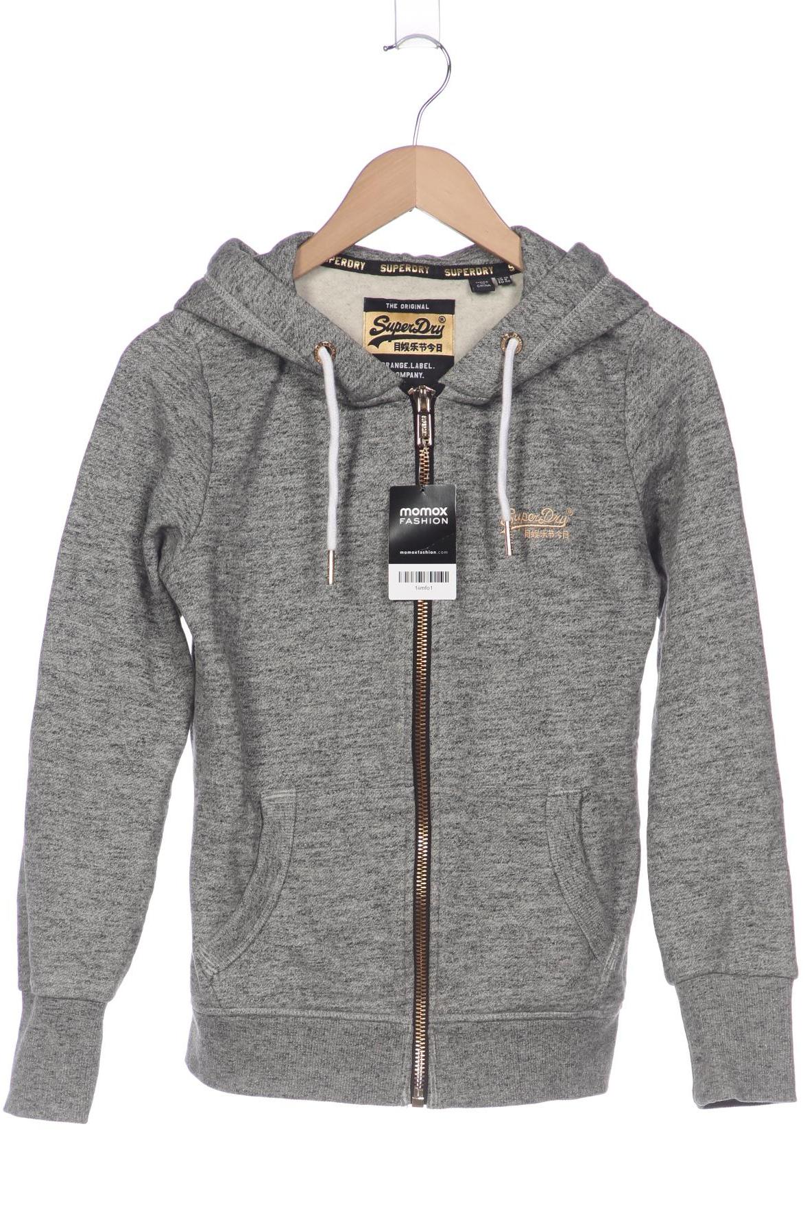 

Superdry Damen Kapuzenpullover, grau, Gr. 40