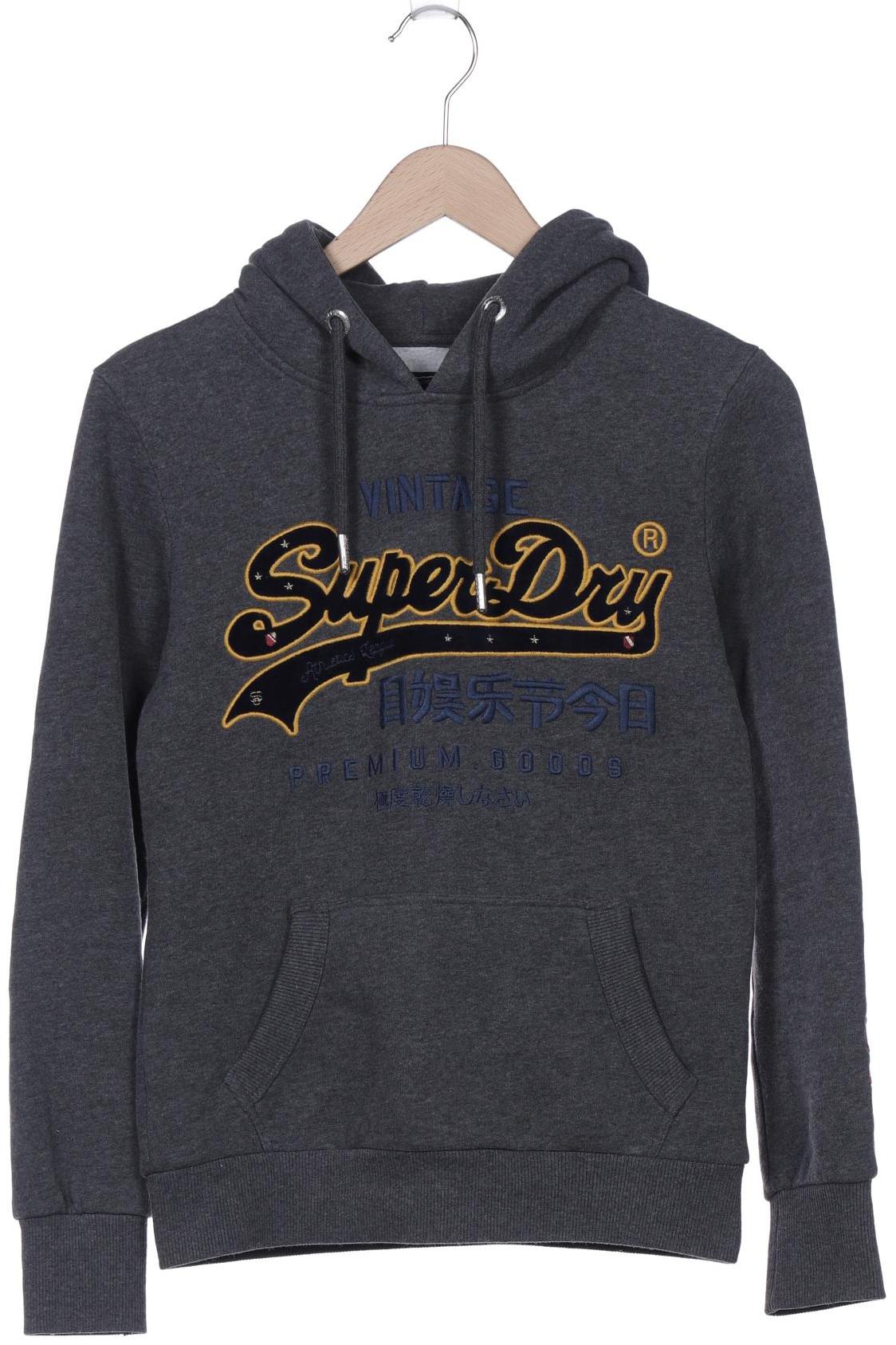 

Superdry Damen Kapuzenpullover, grau, Gr. 36